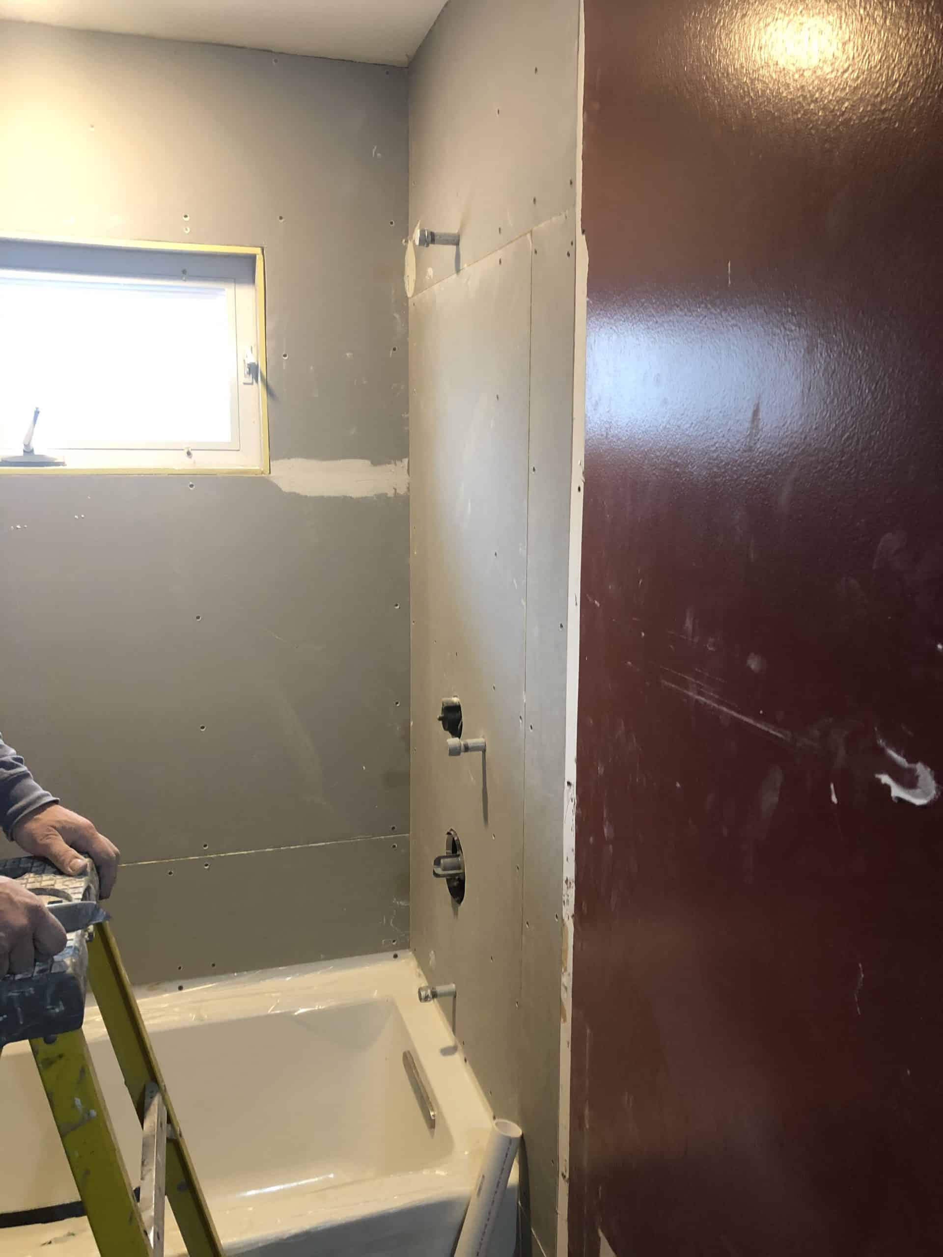 In Progress | Hoffman Estates, IL Full Bathroom Remodel