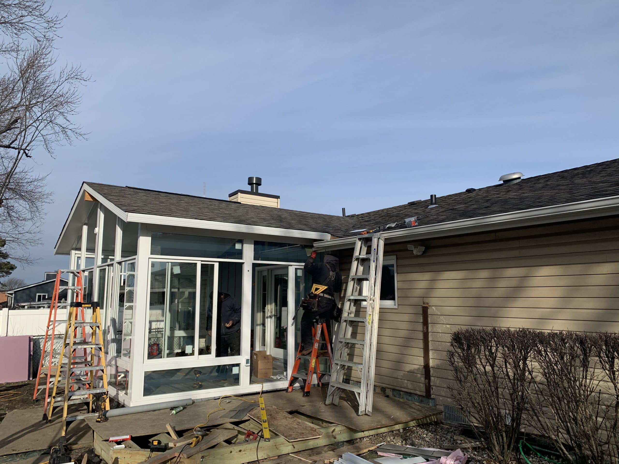 In Progress | Elk Grove Village, IL Three Season Sunroom
