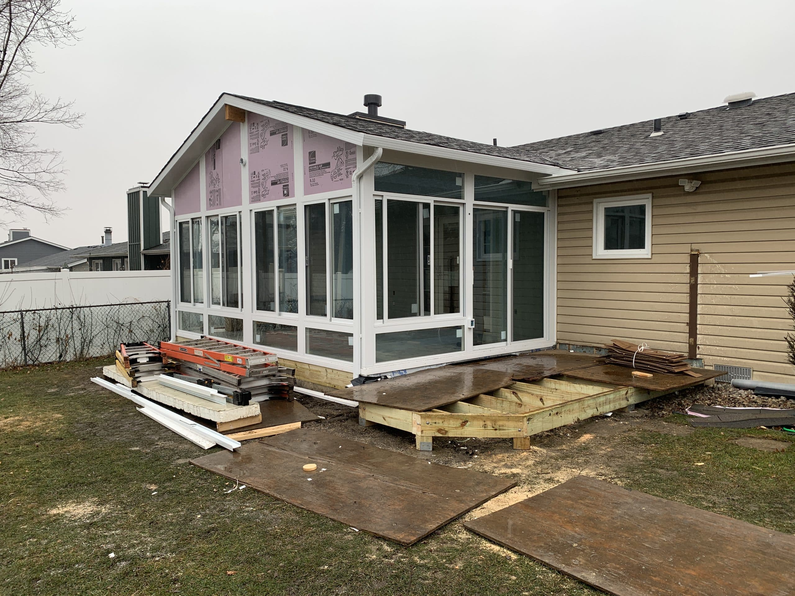 In Progress | Elk Grove Village, IL Three Season Sunroom
