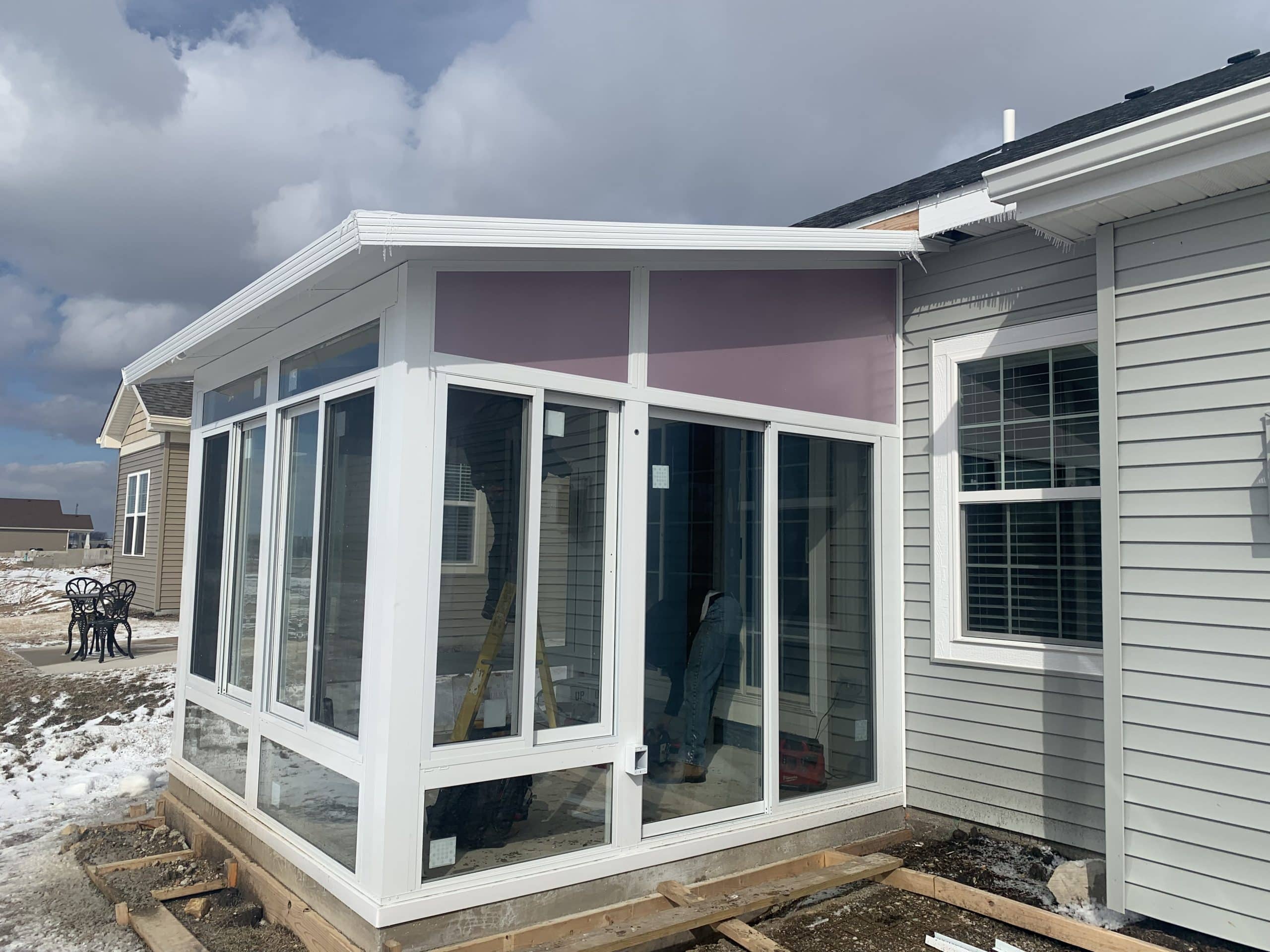 In Progress | Elburn, IL Three Season Sunroom