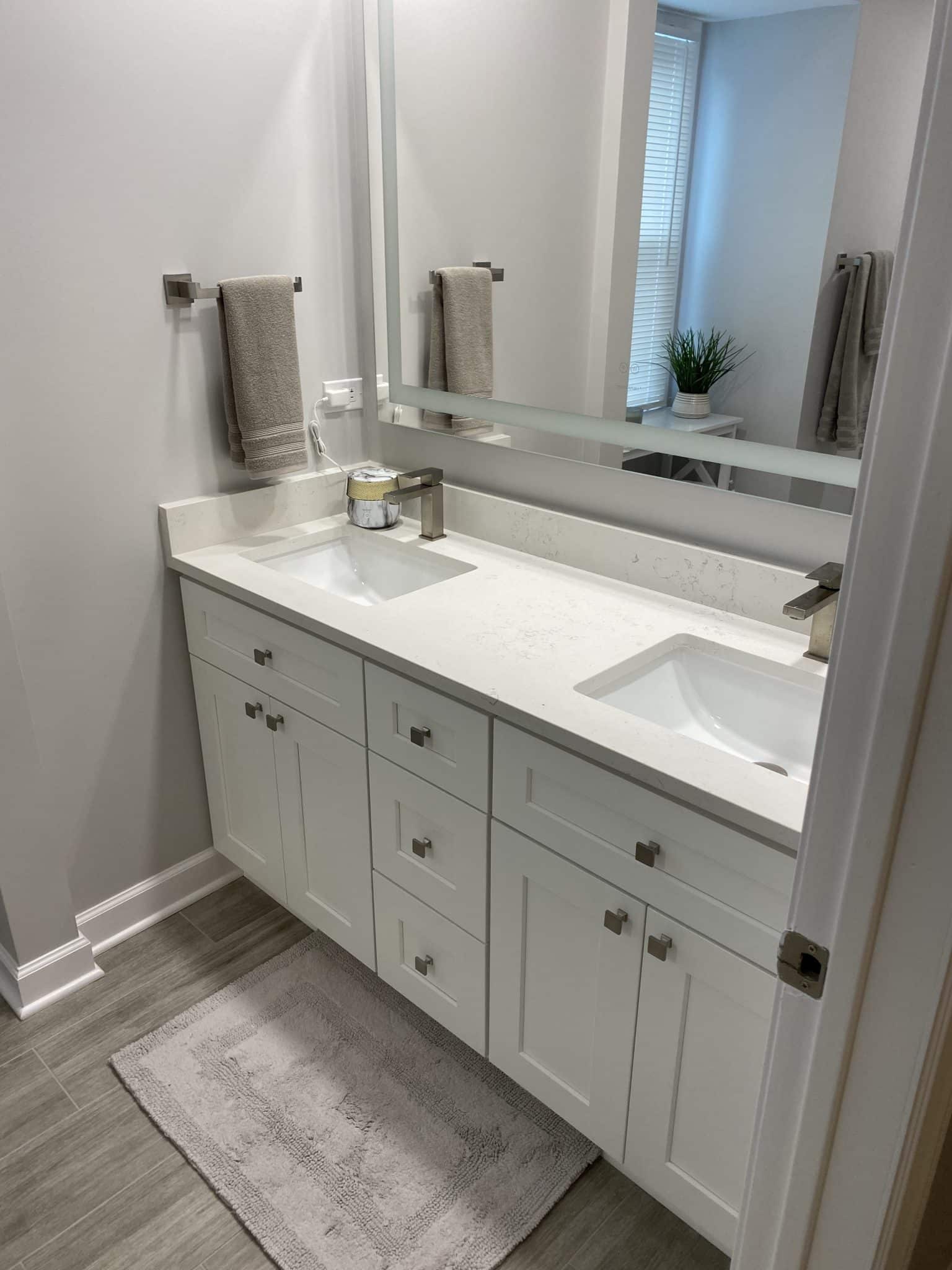 Mount Prospect, IL Small Bathroom Remodel 2021 Veteran Owned Local