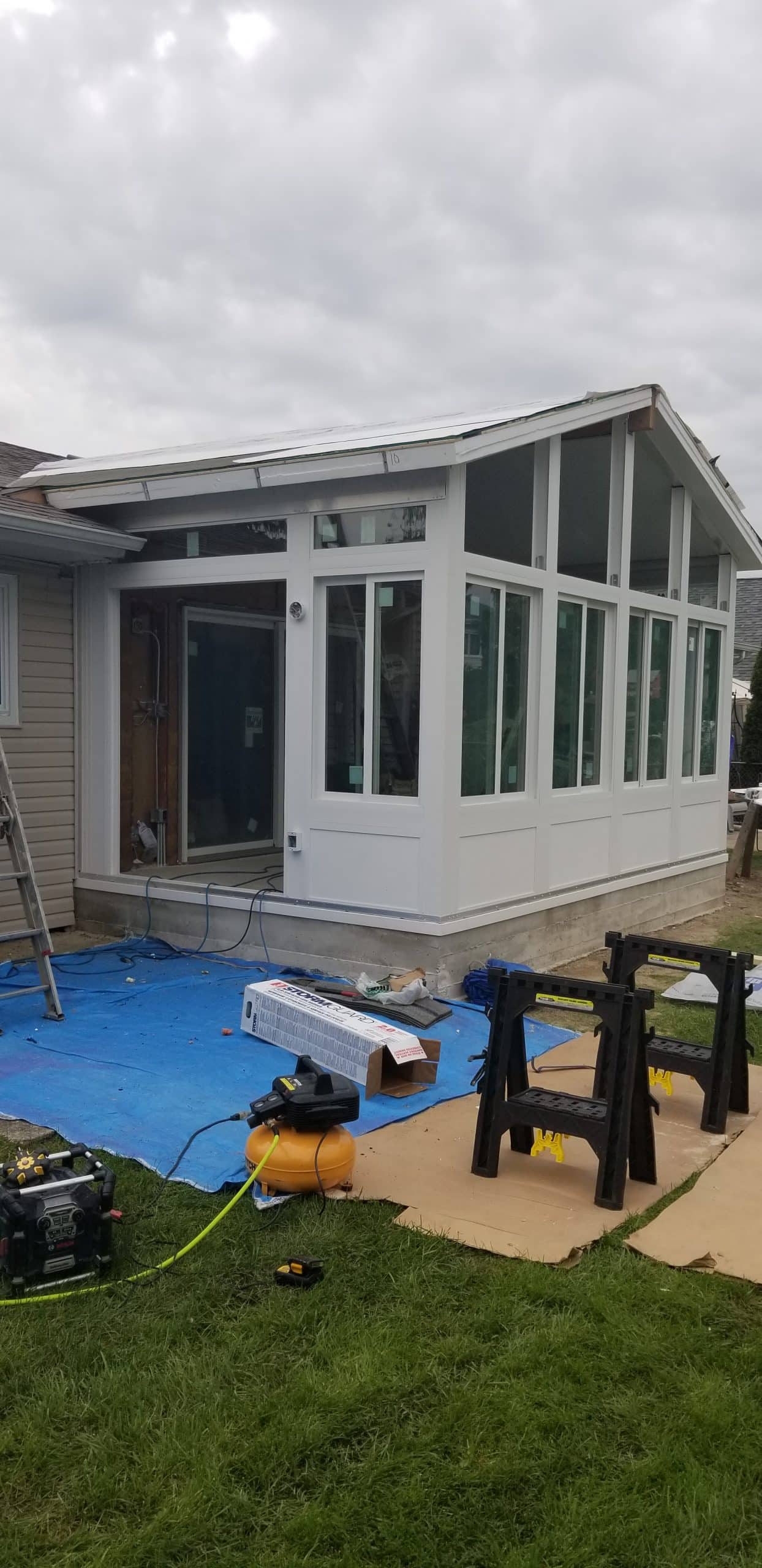 In Progress | Elk Grove Village, IL All Season Sunroom In Progress | Elk Grove Village All Season Room