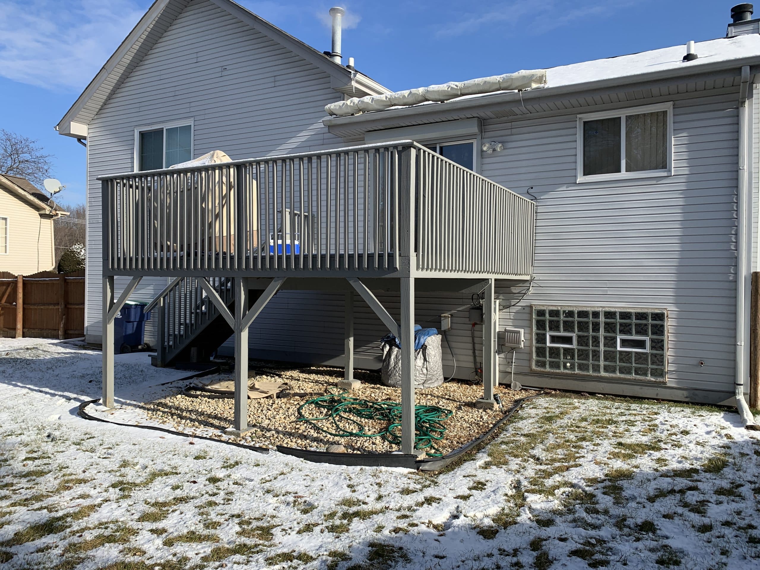 Before | Matteson, IL Raised Three Season Sunroom