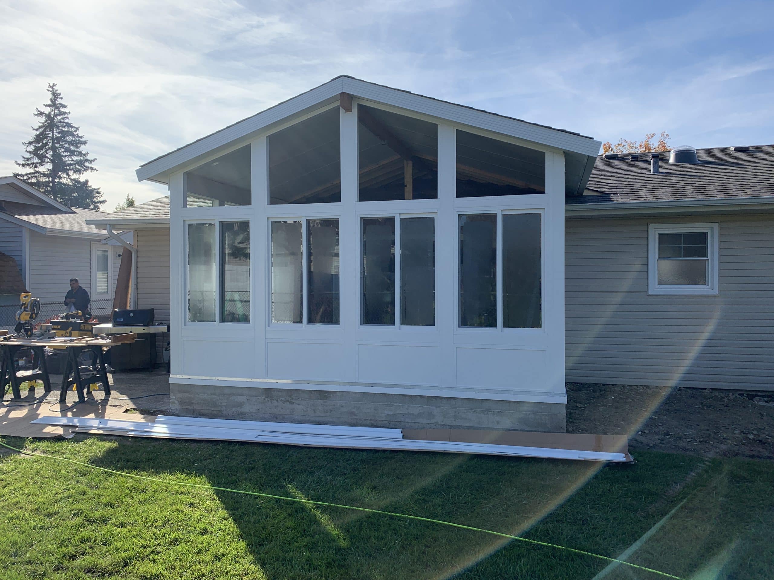 In Progress | Elk Grove Village, IL All Season Sunroom In Progress | Elk Grove Village All Season Room