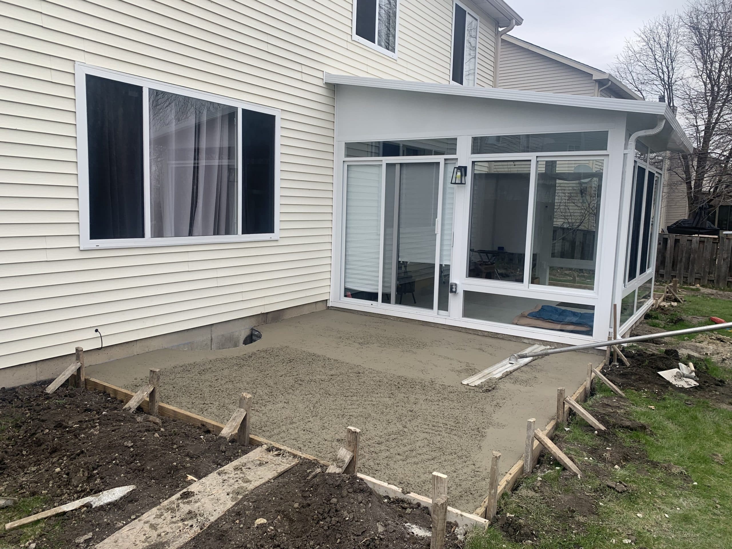 In Progress | North Aurora, IL Three Season Studio Room