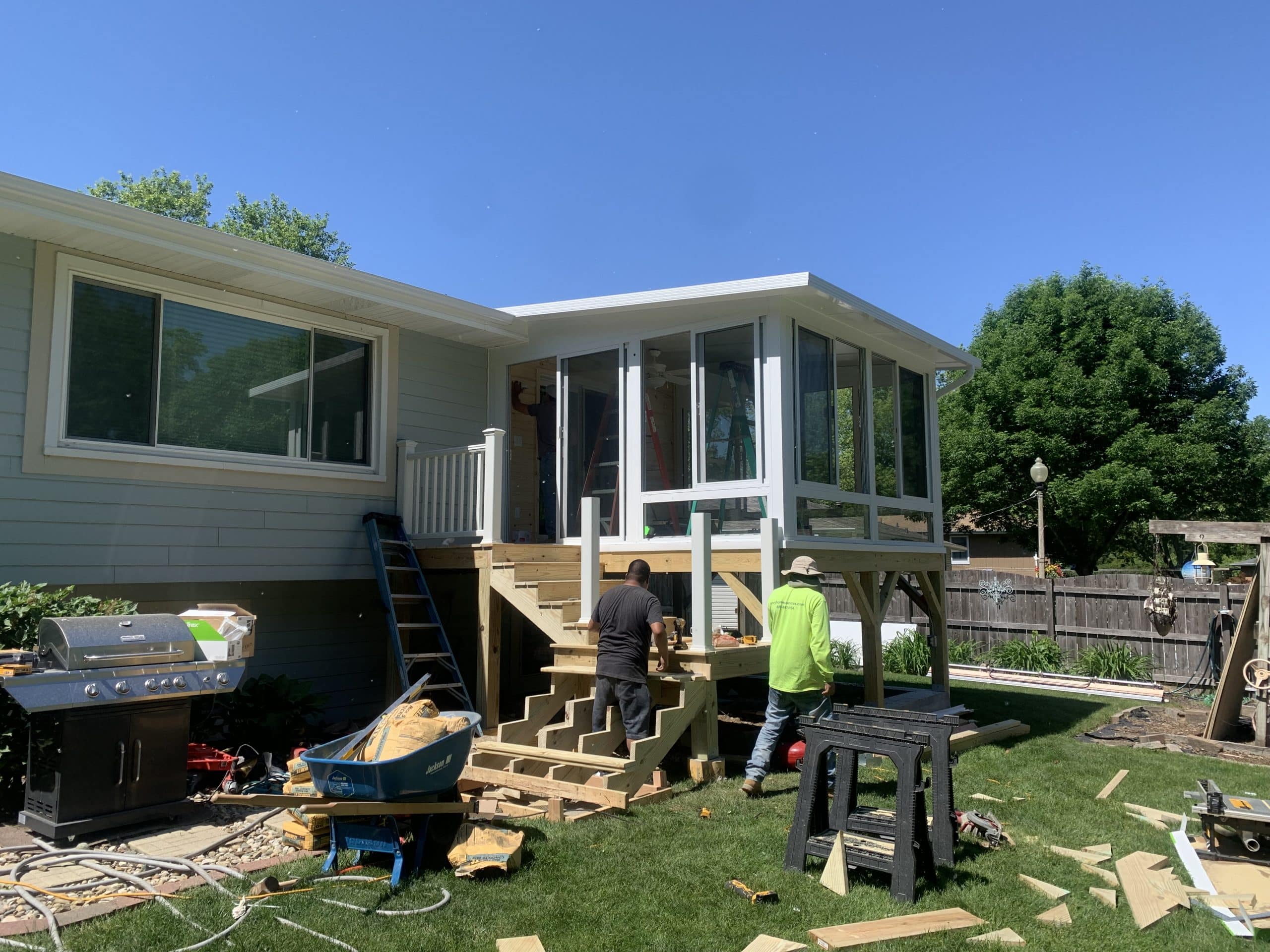 Before | Plainfield, IL Second Story Sunroom Addition