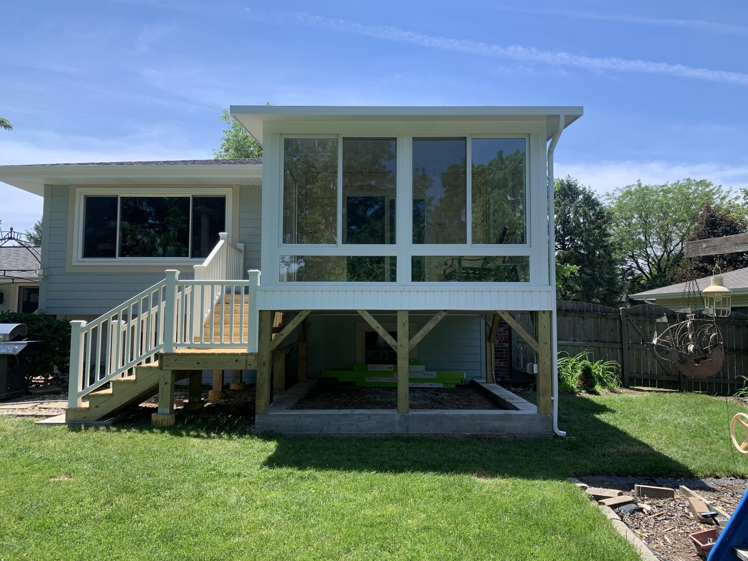 Before | Plainfield, IL Second Story Sunroom Addition