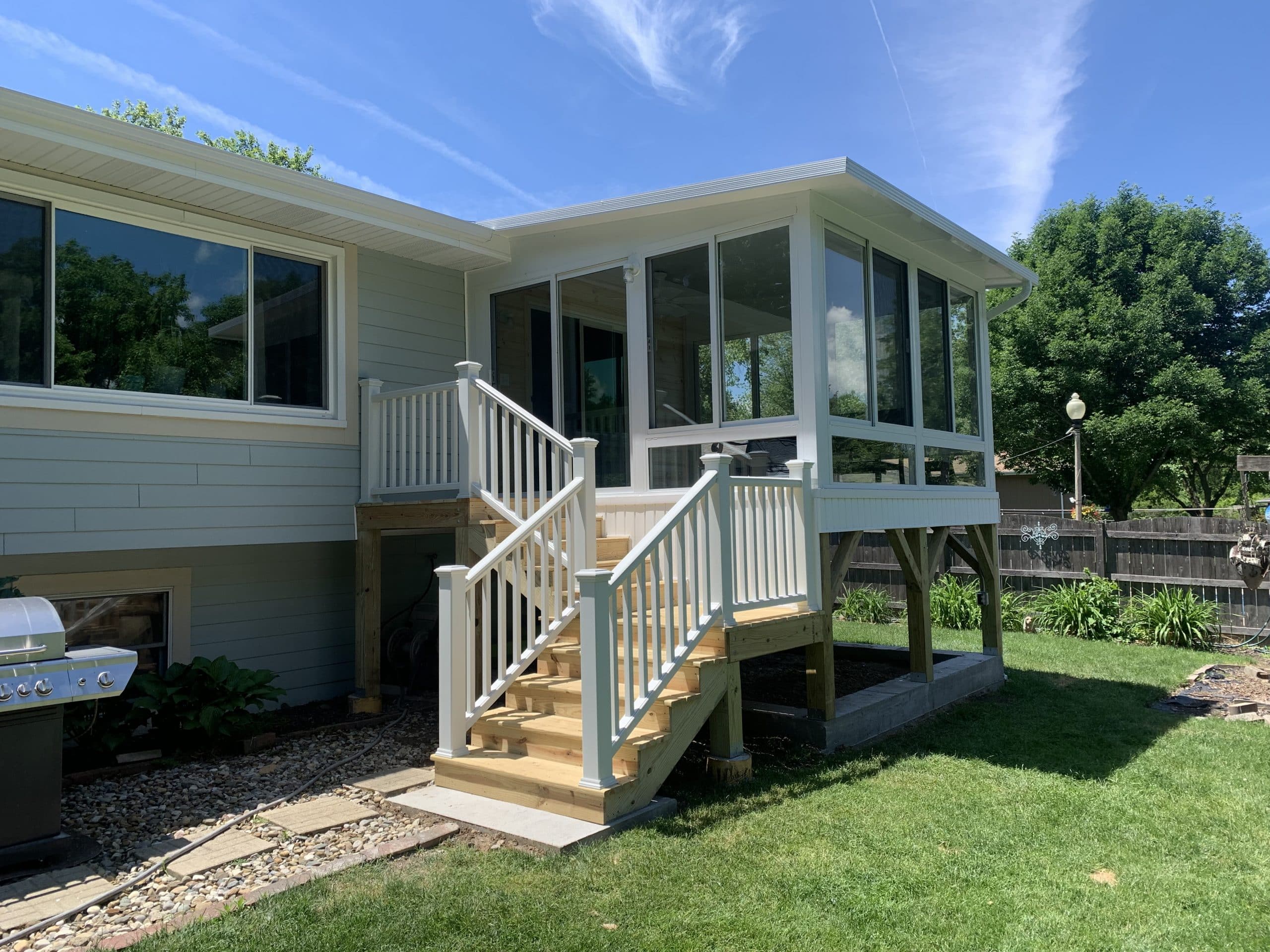 Before | Plainfield, IL Second Story Sunroom Addition