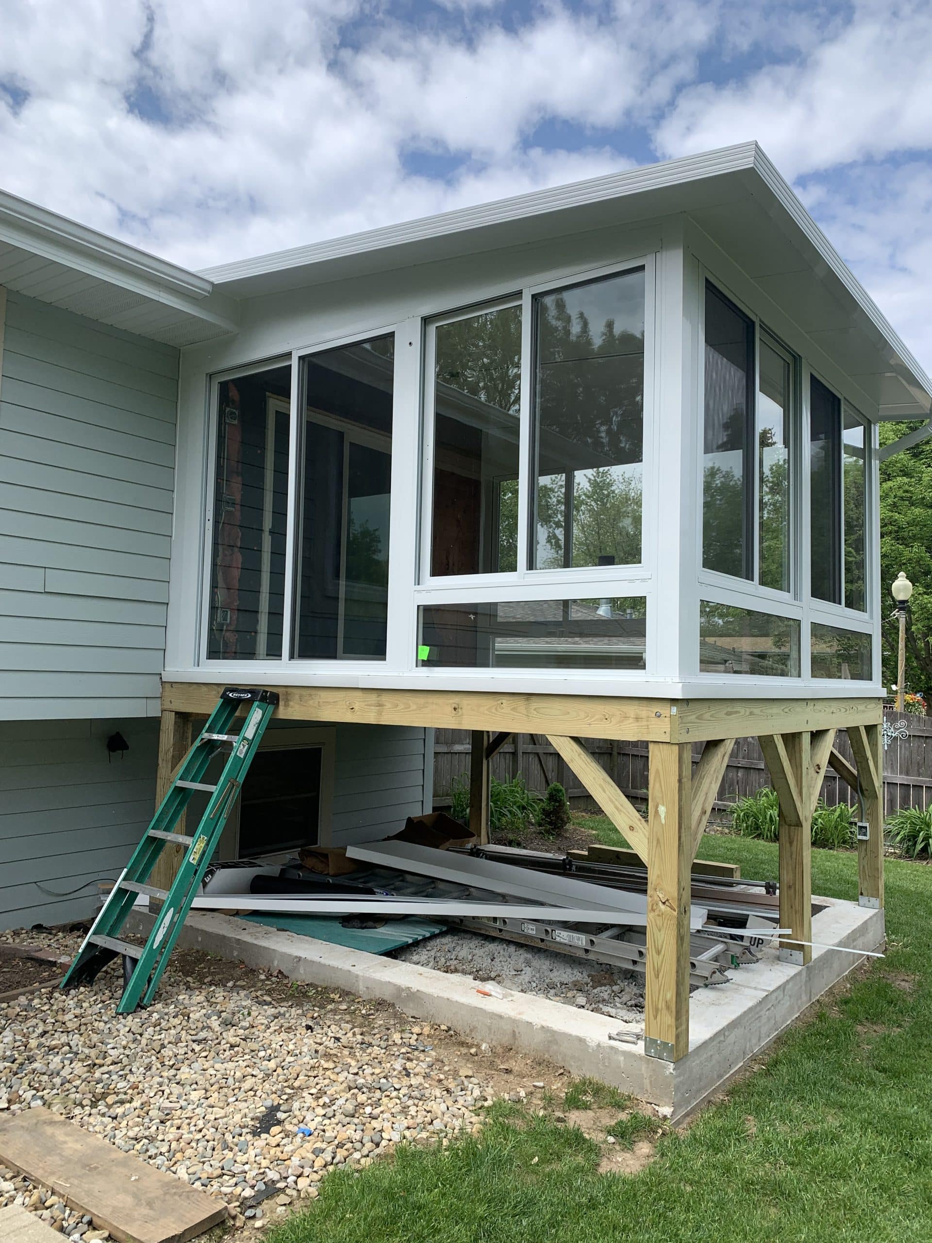 Before | Plainfield, IL Second Story Sunroom Addition