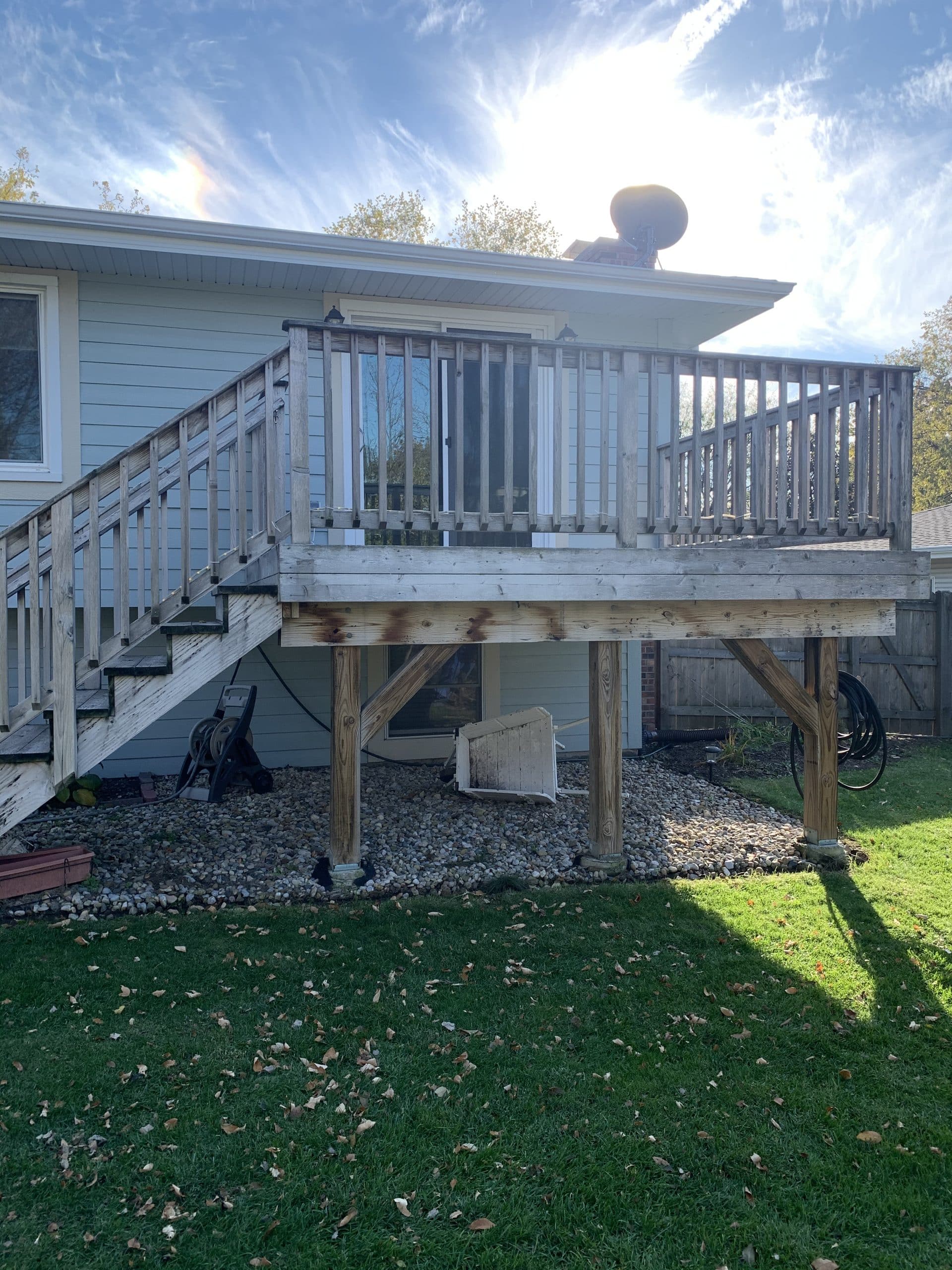 Before | Plainfield, IL Second Story Sunroom Addition