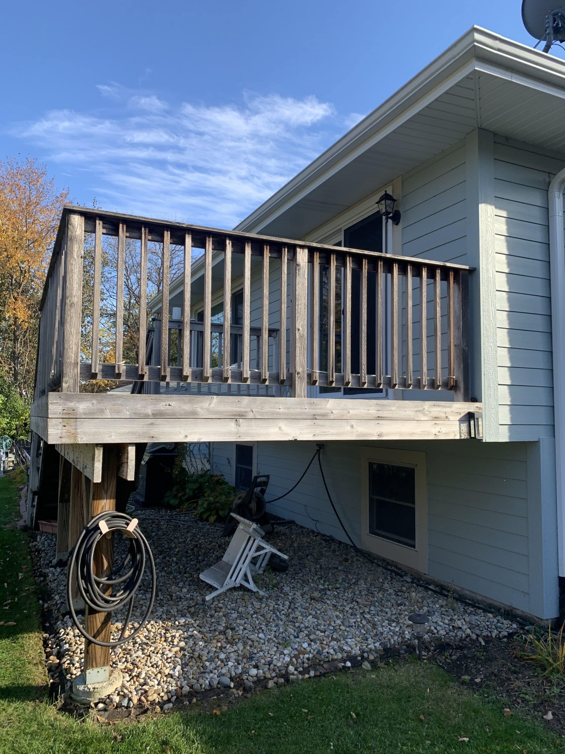 Before | Plainfield, IL Second Story Sunroom Addition