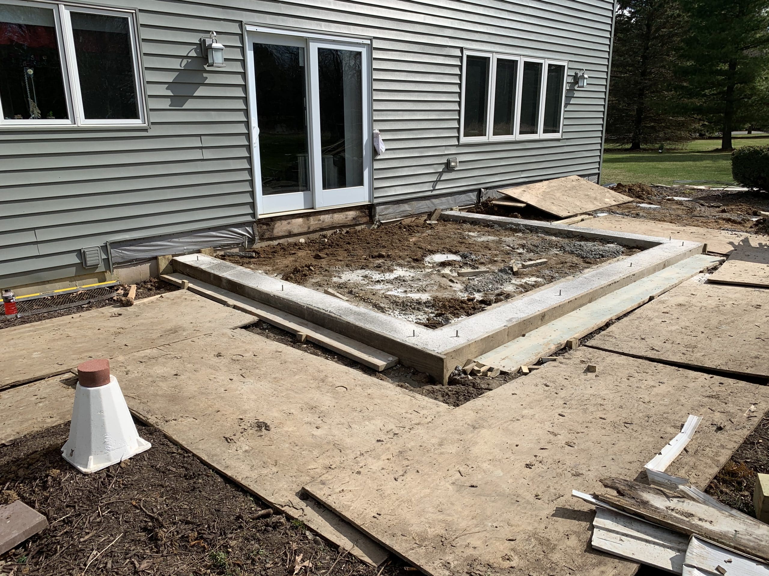 In Progress | McHenry, IL Enclosed Patio