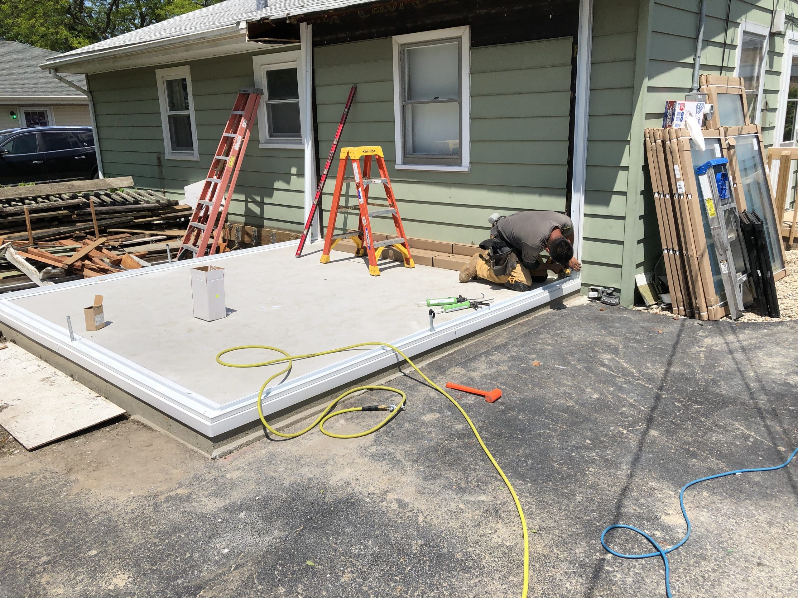 In Progress | Wauconda, IL Three Season Sunroom