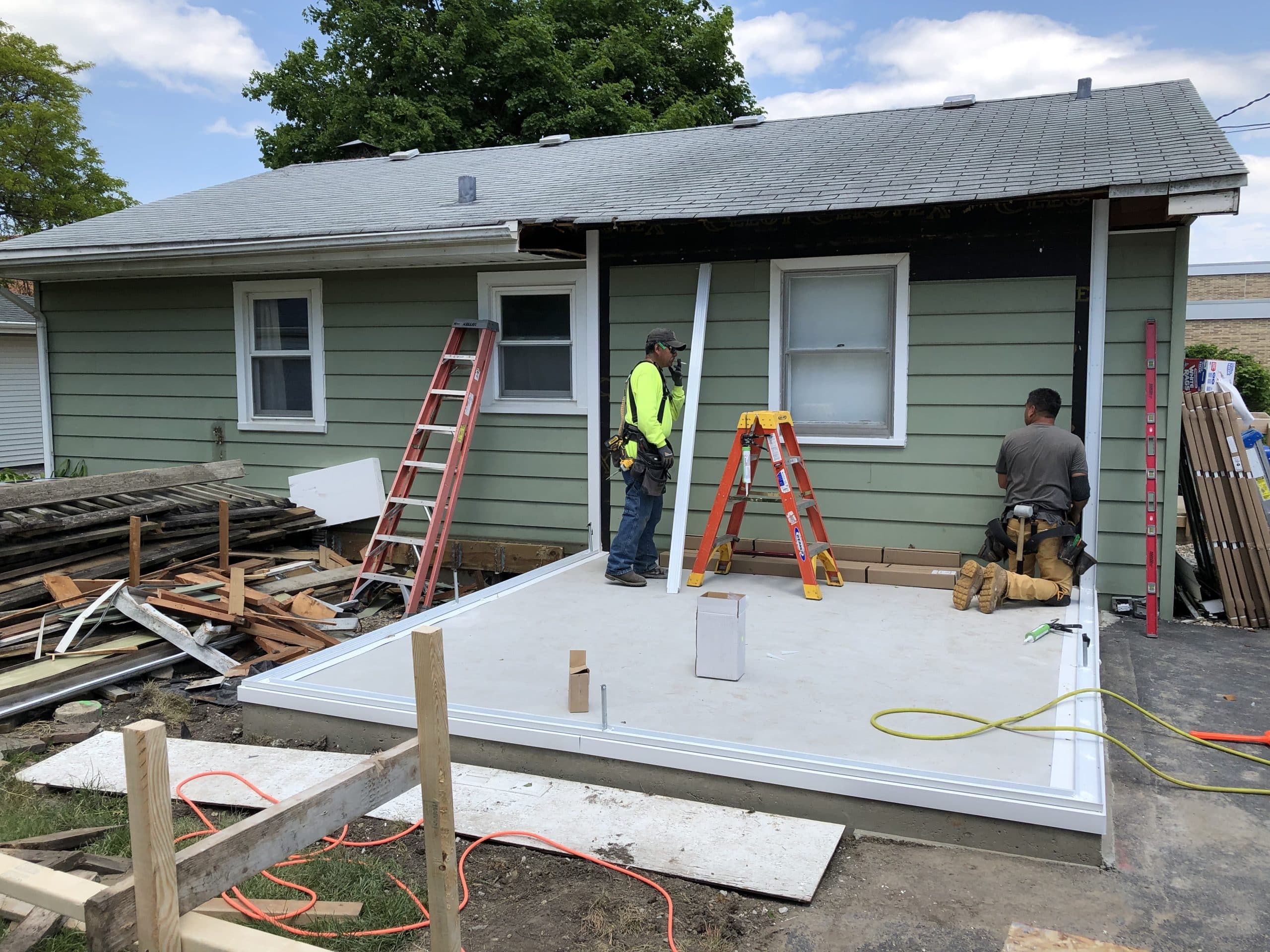 In Progress | Wauconda, IL Three Season Sunroom