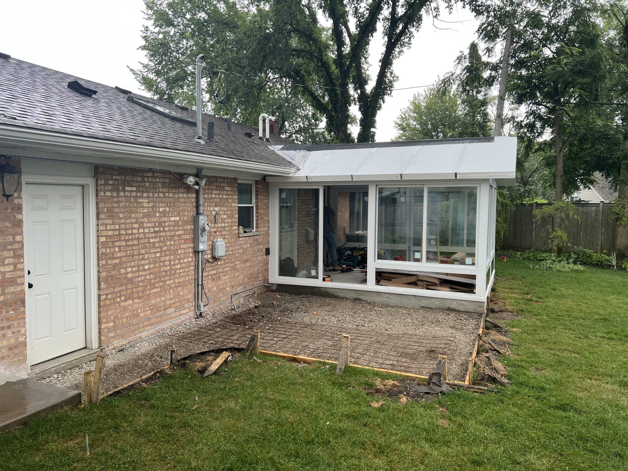 In Progress | Northbrook, IL Sunroom