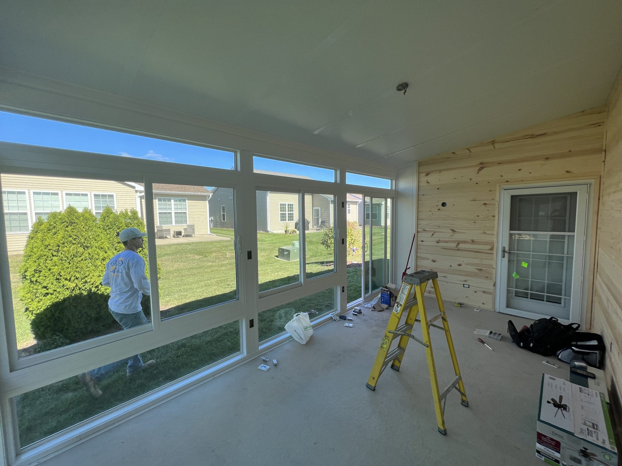 In Progress | Shorewood, IL Enclosed Patio In Progress | Shorewood, IL Enclosed Patio