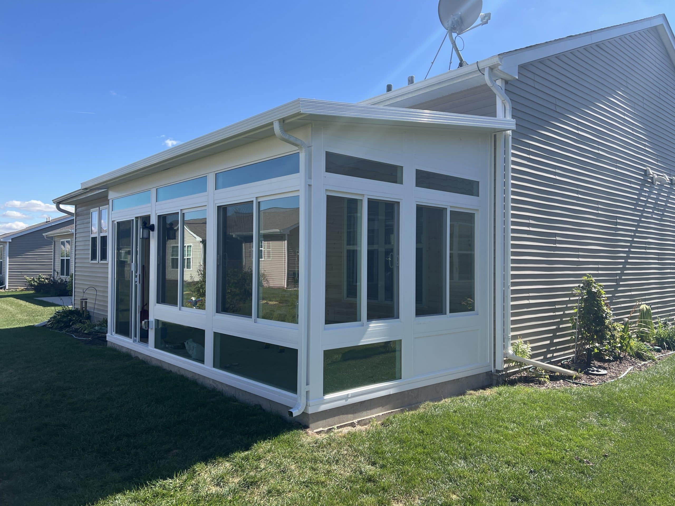 After | Shorewood, IL Enclosed Patio In Progress | Shorewood, IL Enclosed Patio