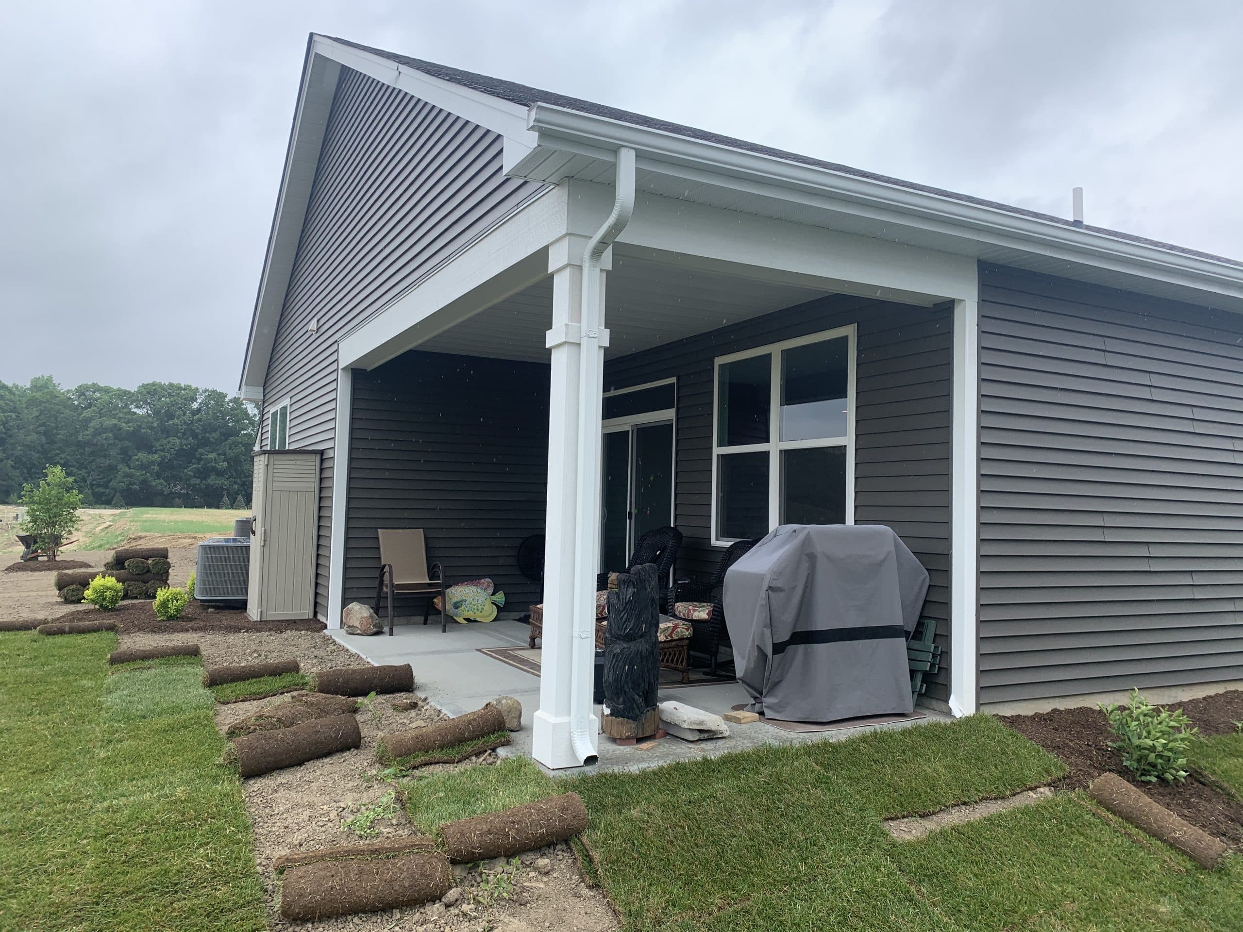 Before | Under Existing, Three Season Sunroom