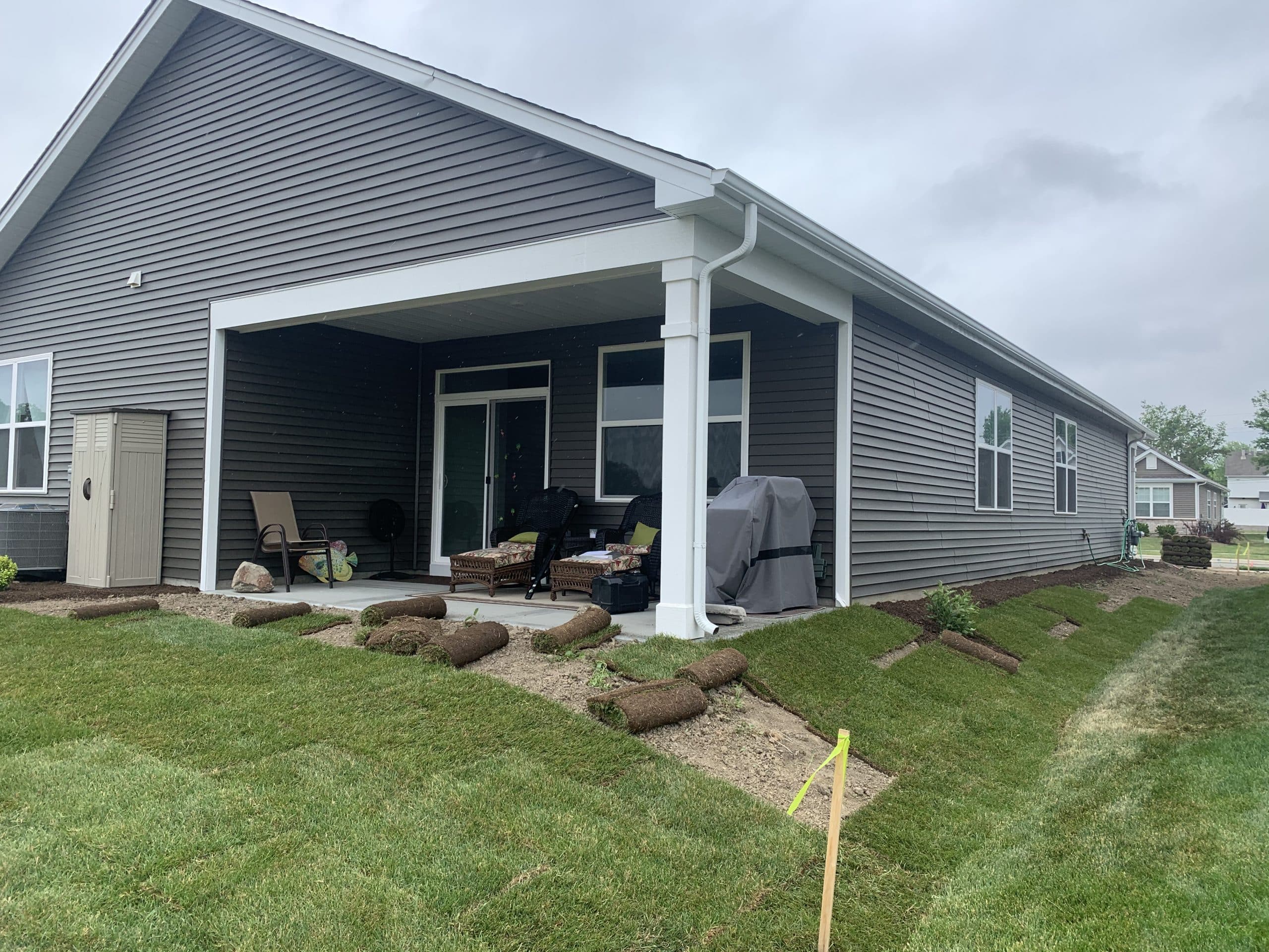 Before | Under Existing, Three Season Sunroom