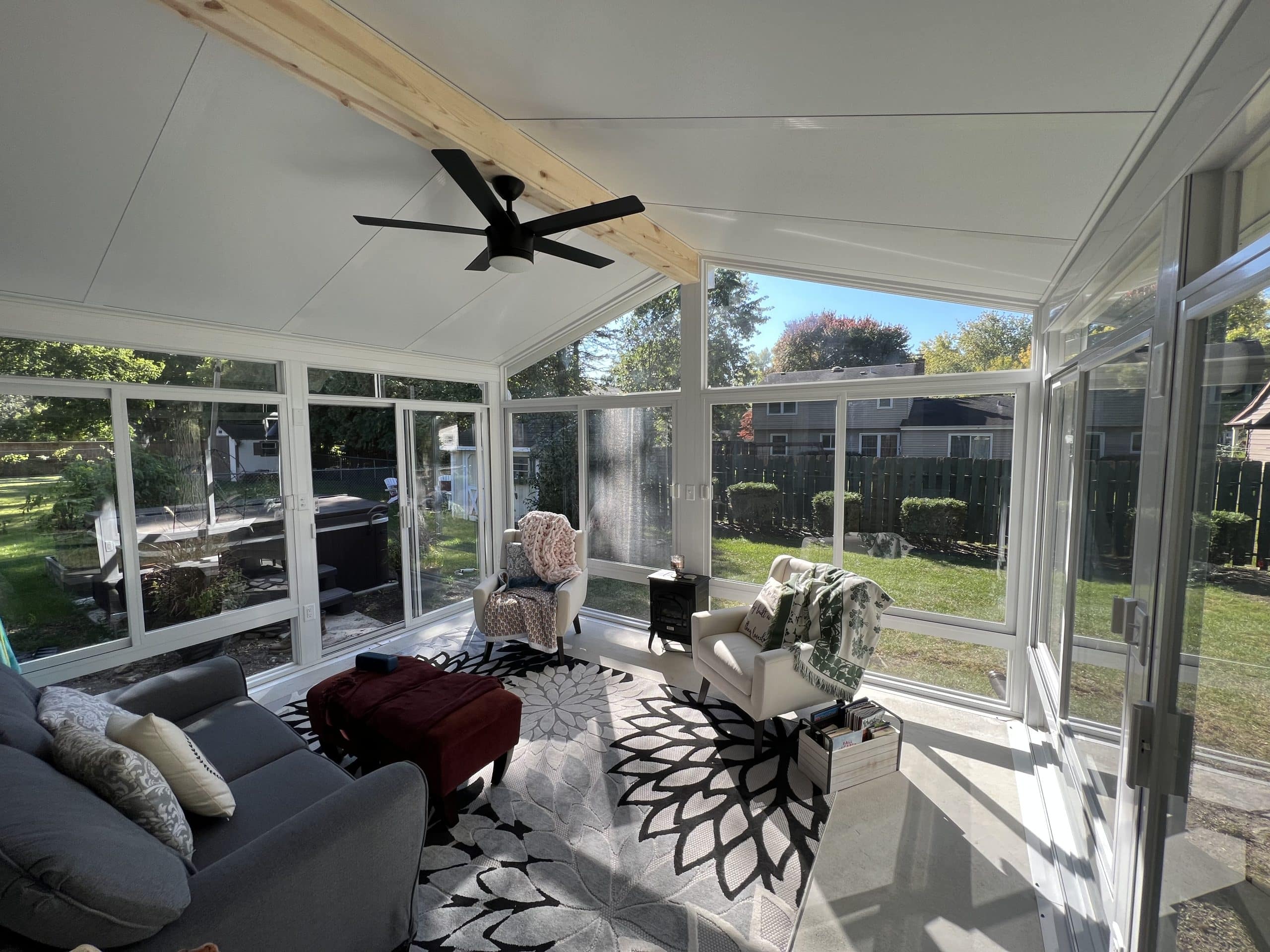 After | Naperville, IL A-Frame Sunroom