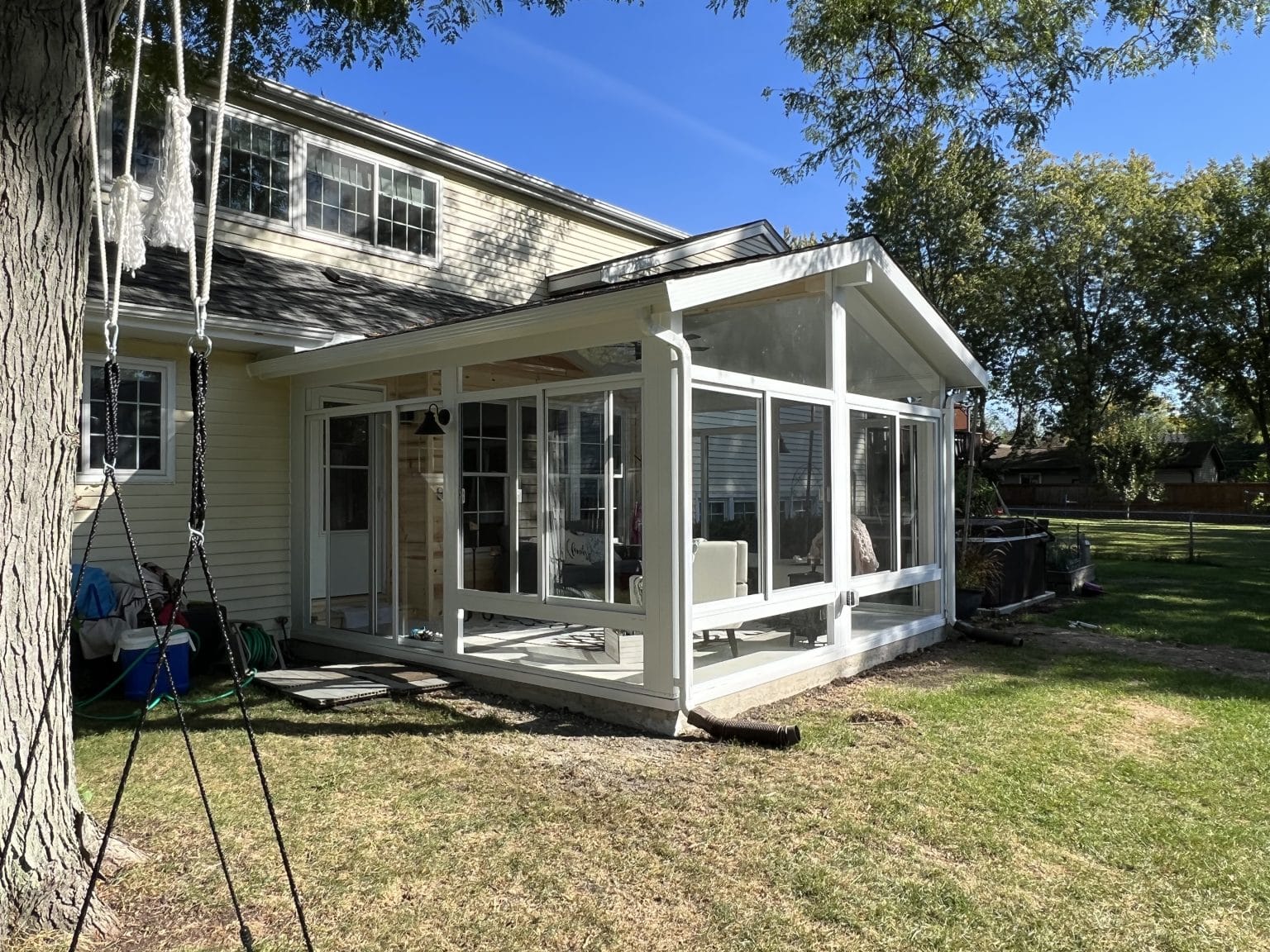 Naperville, IL Three Season AFrame Sunroom 2022 Veteran Owned Local