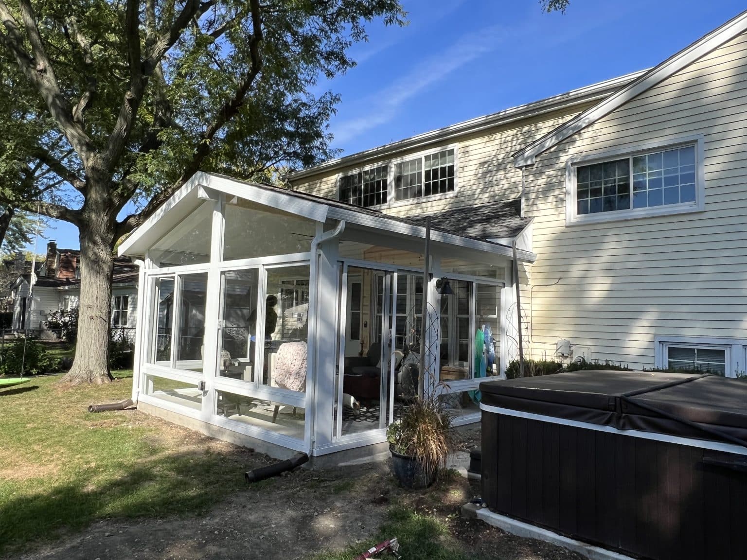 Naperville, IL Three Season AFrame Sunroom 2022 Veteran Owned Local