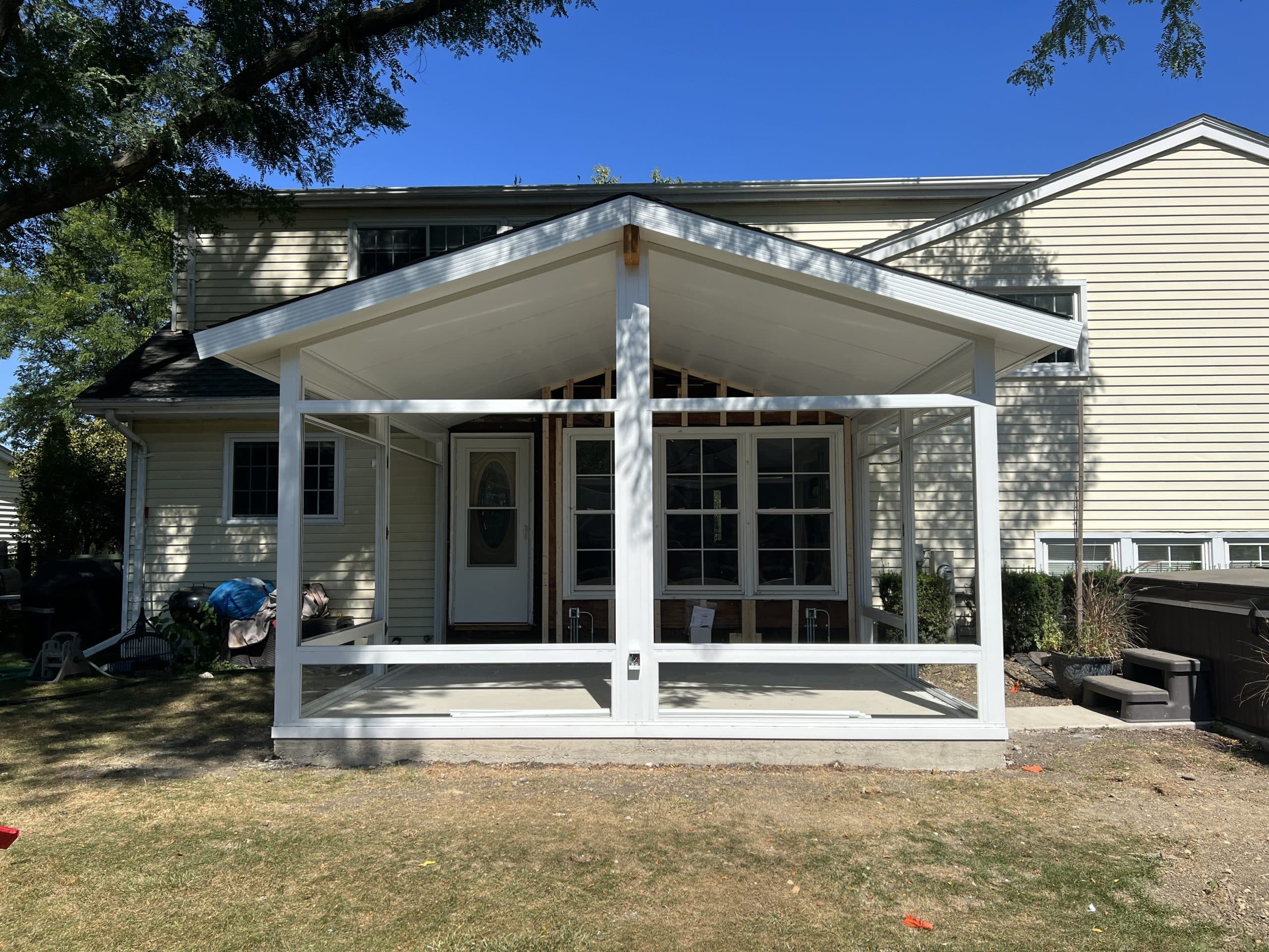 In Progress | Naperville, IL A-Frame Sunroom