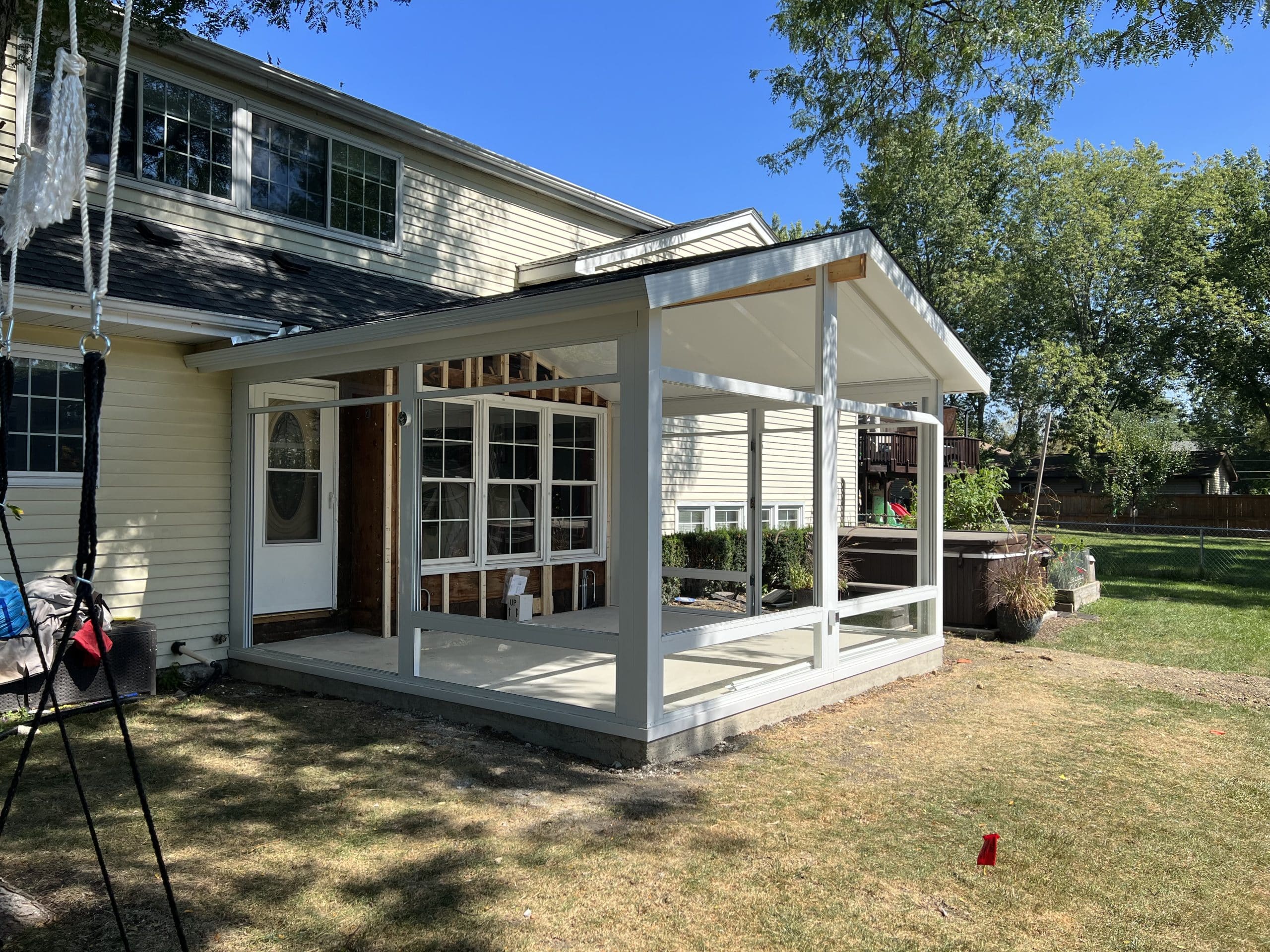 In Progress | Naperville, IL A-Frame Sunroom