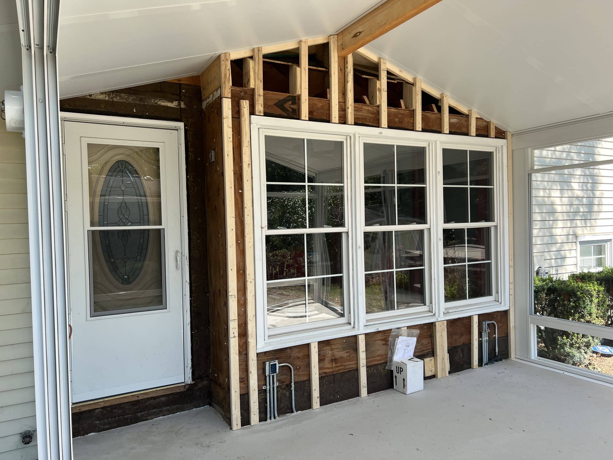 In Progress | Naperville, IL A-Frame Sunroom