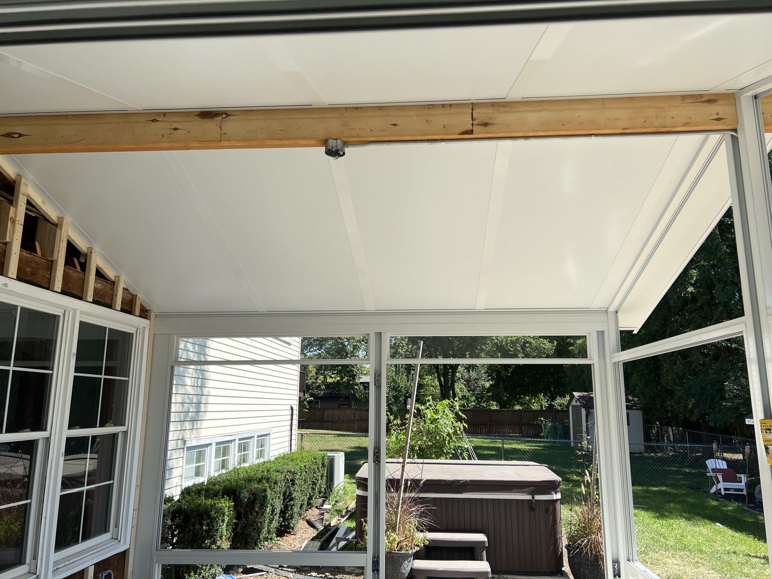 In Progress | Naperville, IL A-Frame Sunroom