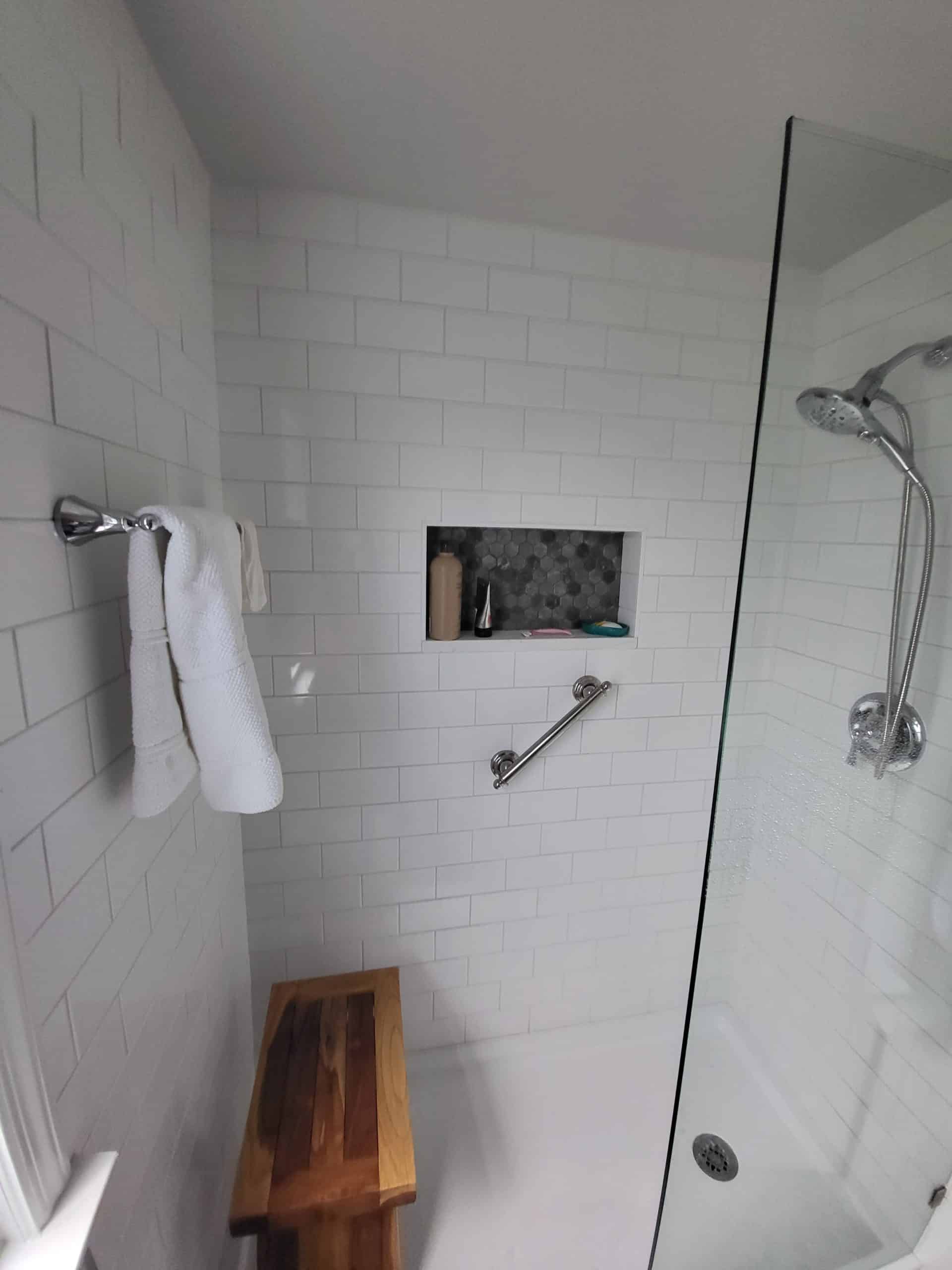 After | Arlington Heights Gutted Bathroom Remodel