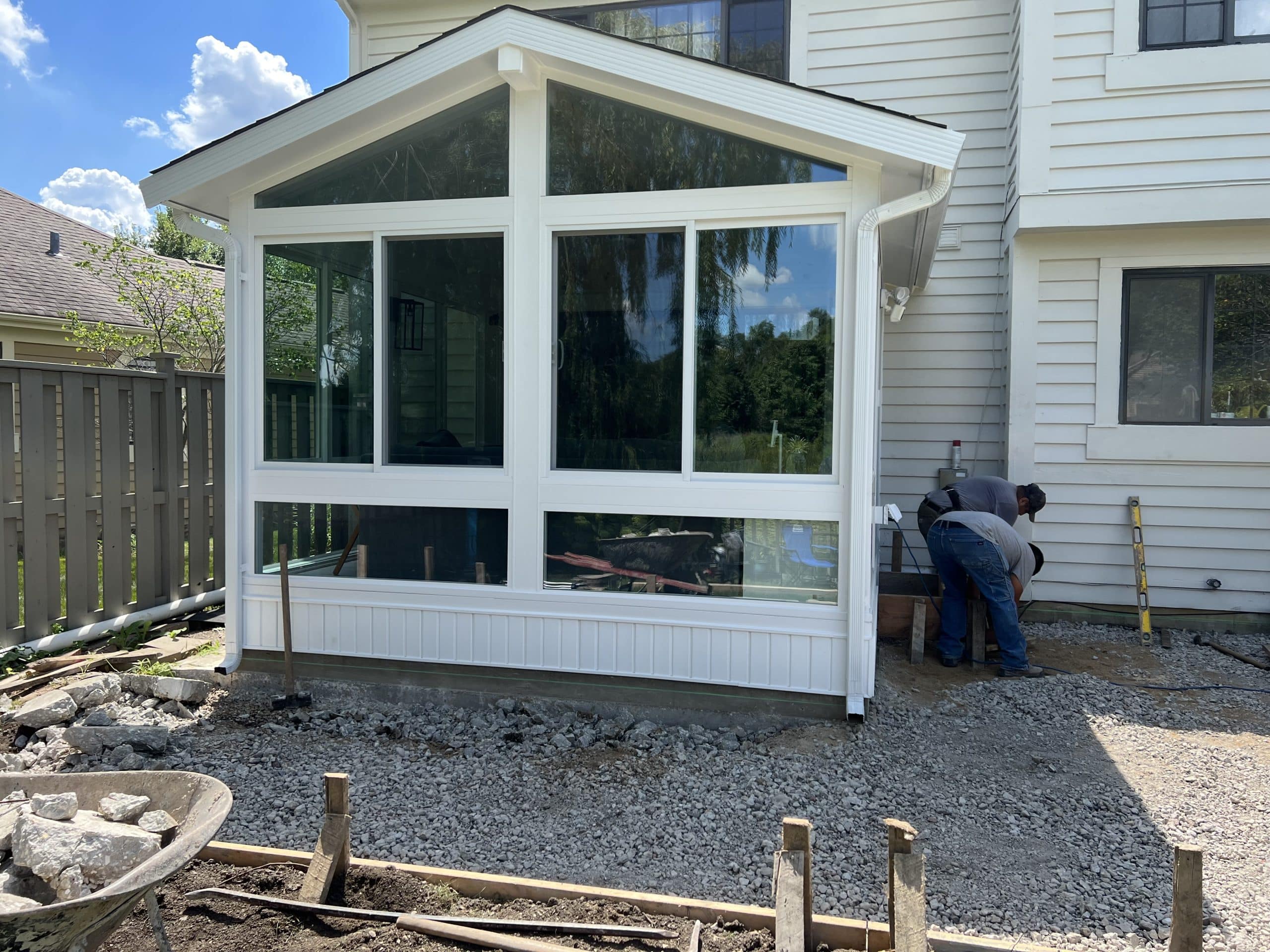 In Progress | Bloomingdale, IL Sunroom
