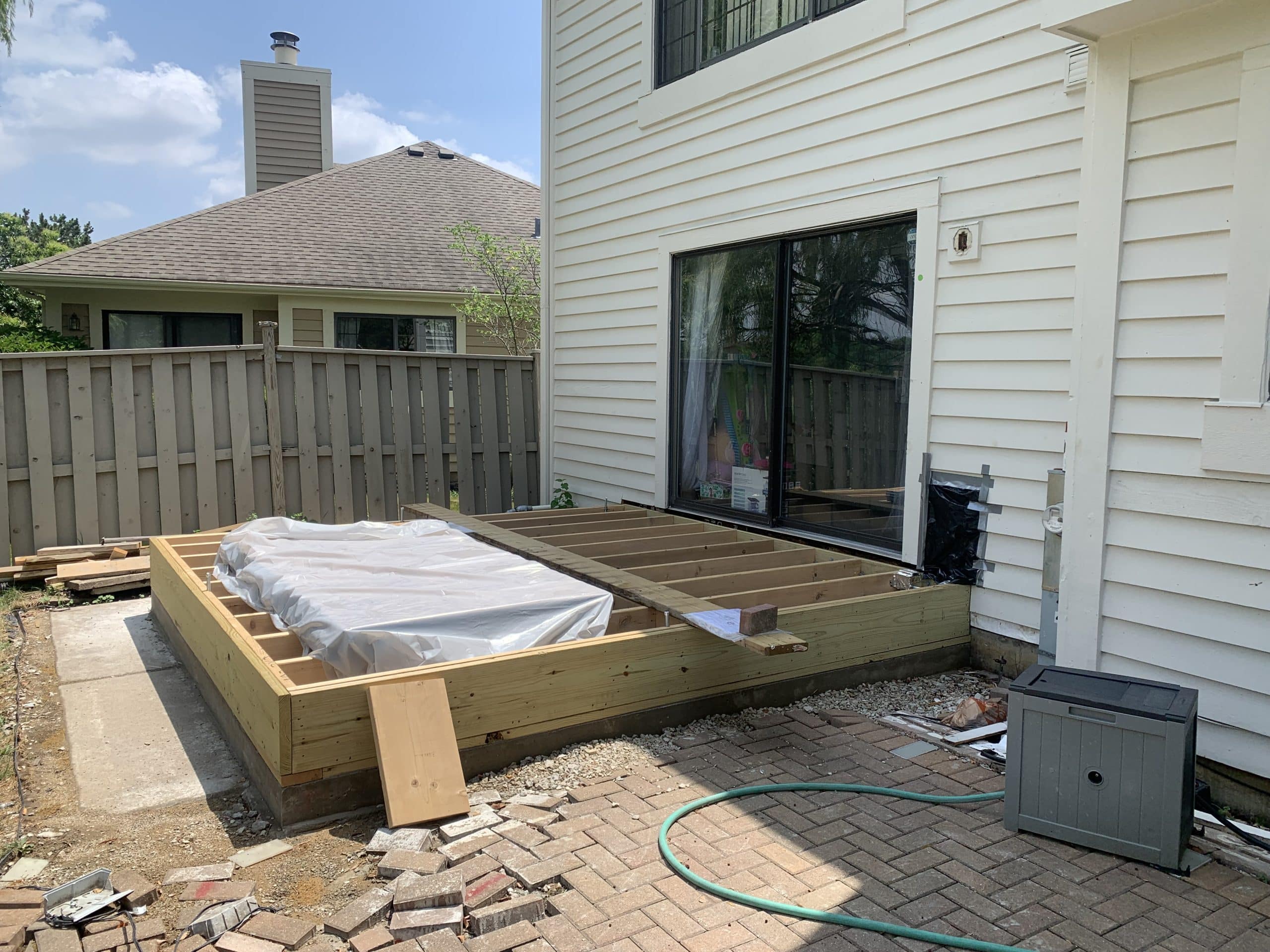 In Progress | Bloomingdale, IL Sunroom