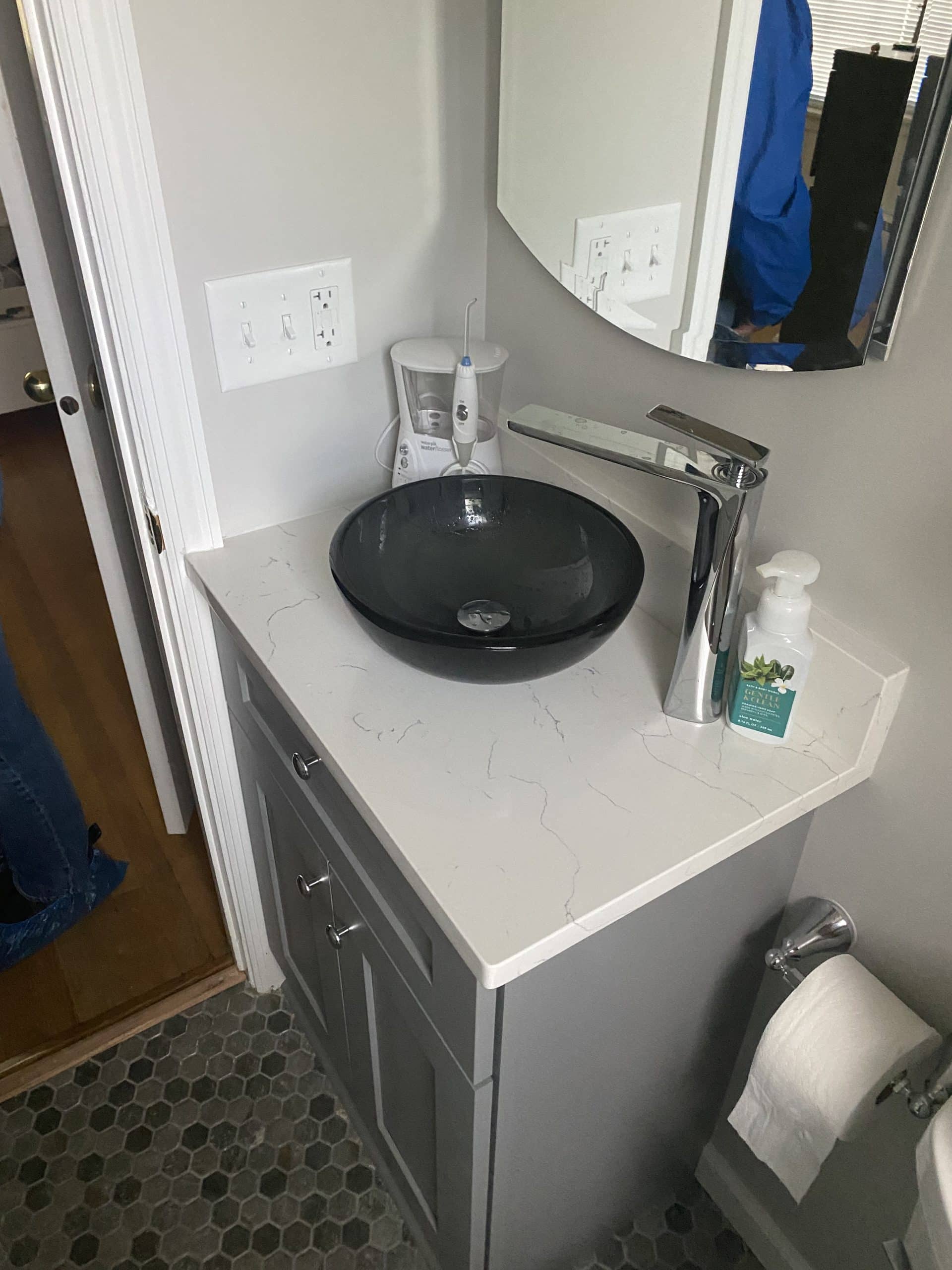 After | Arlington Heights Gutted Bathroom Remodel