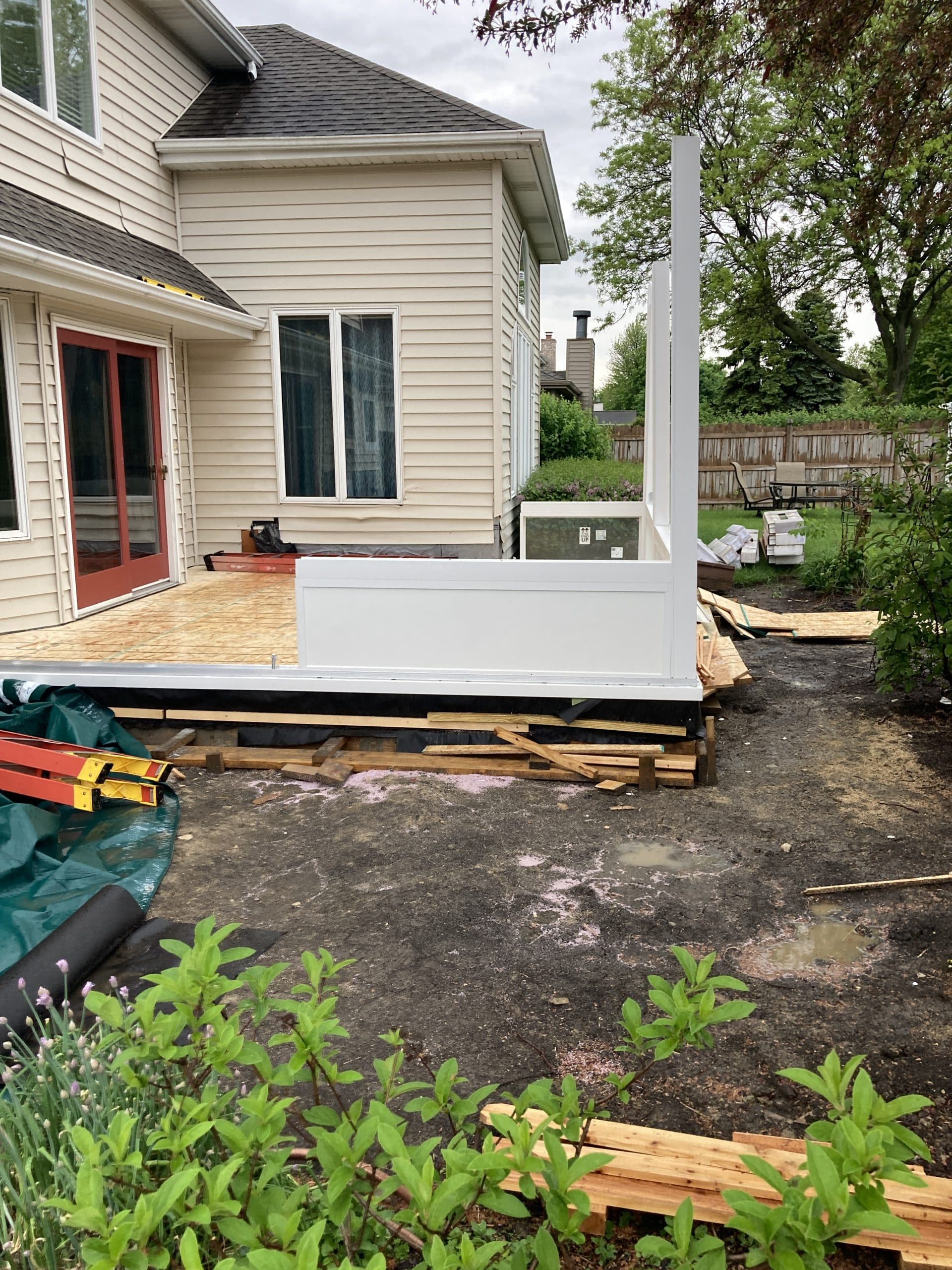 In Progress | Shorewood, IL Sunroom