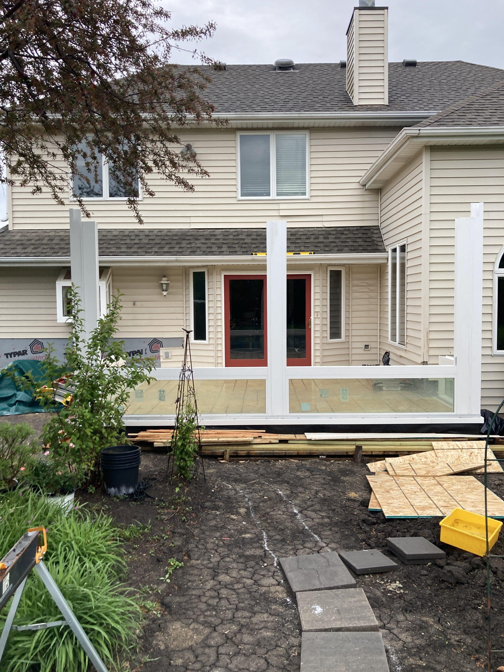 In Progress | Shorewood, IL Sunroom