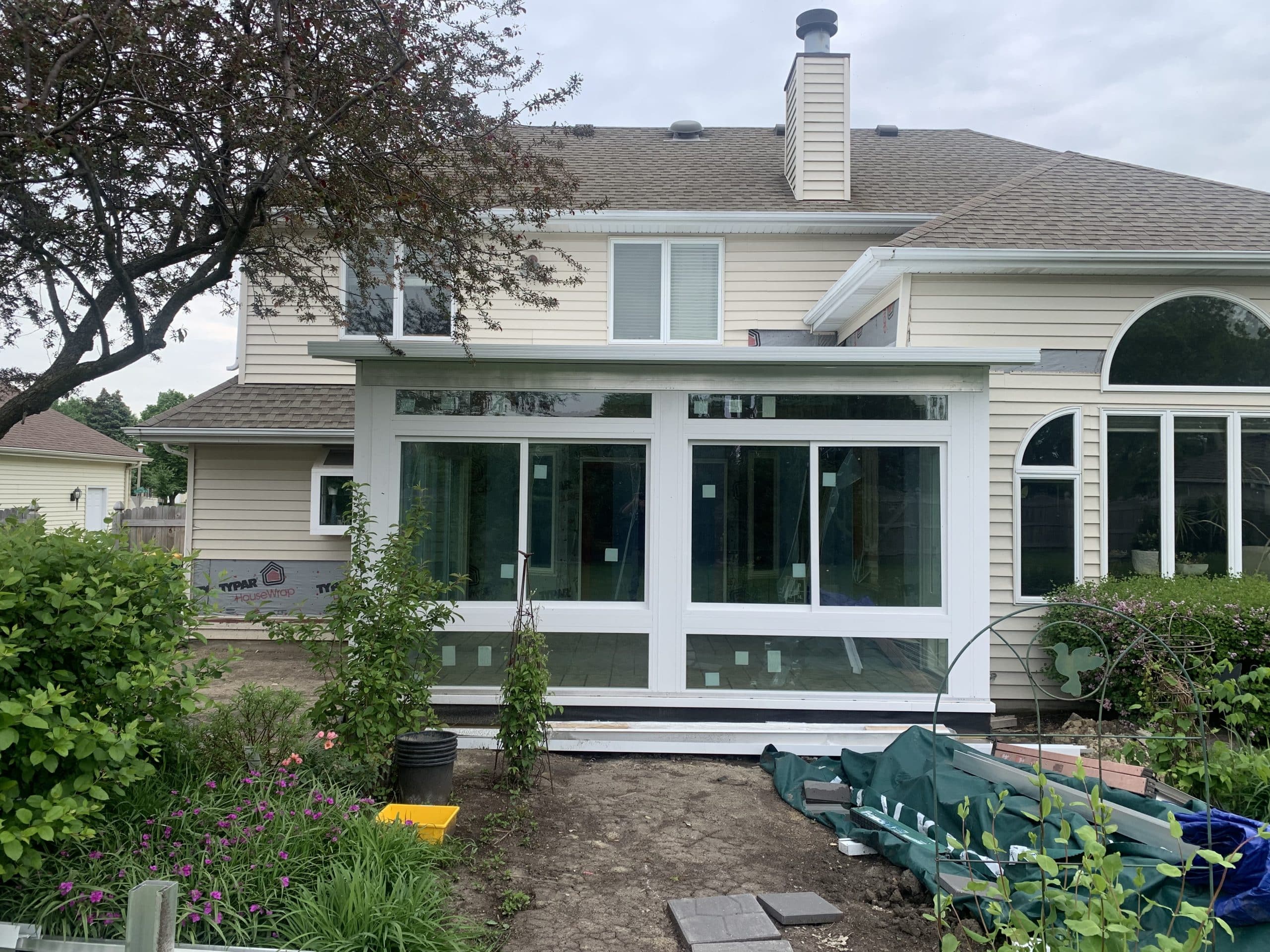 In Progress | Shorewood, IL Sunroom