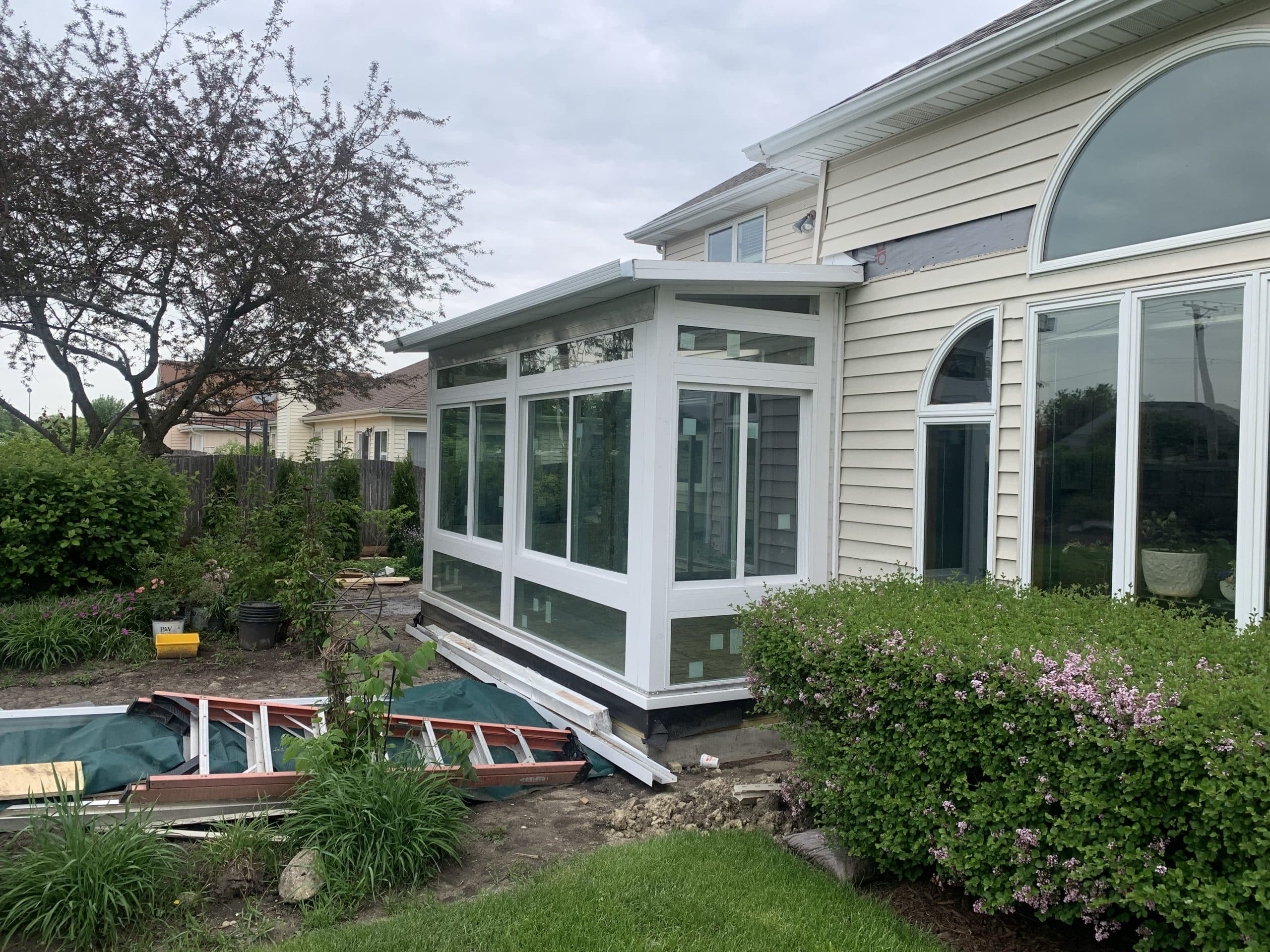 In Progress | Shorewood, IL Sunroom