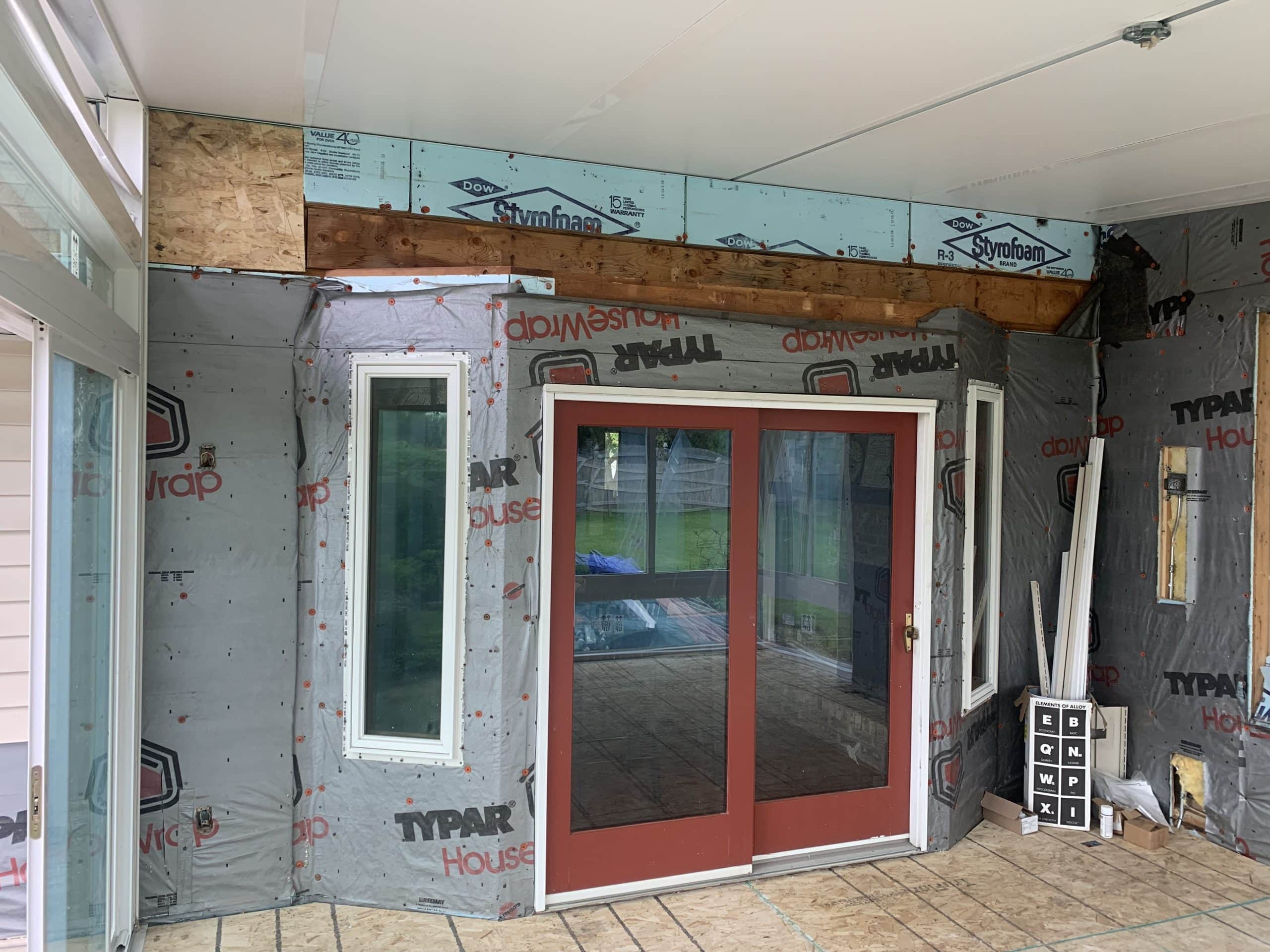 In Progress | Shorewood, IL Sunroom