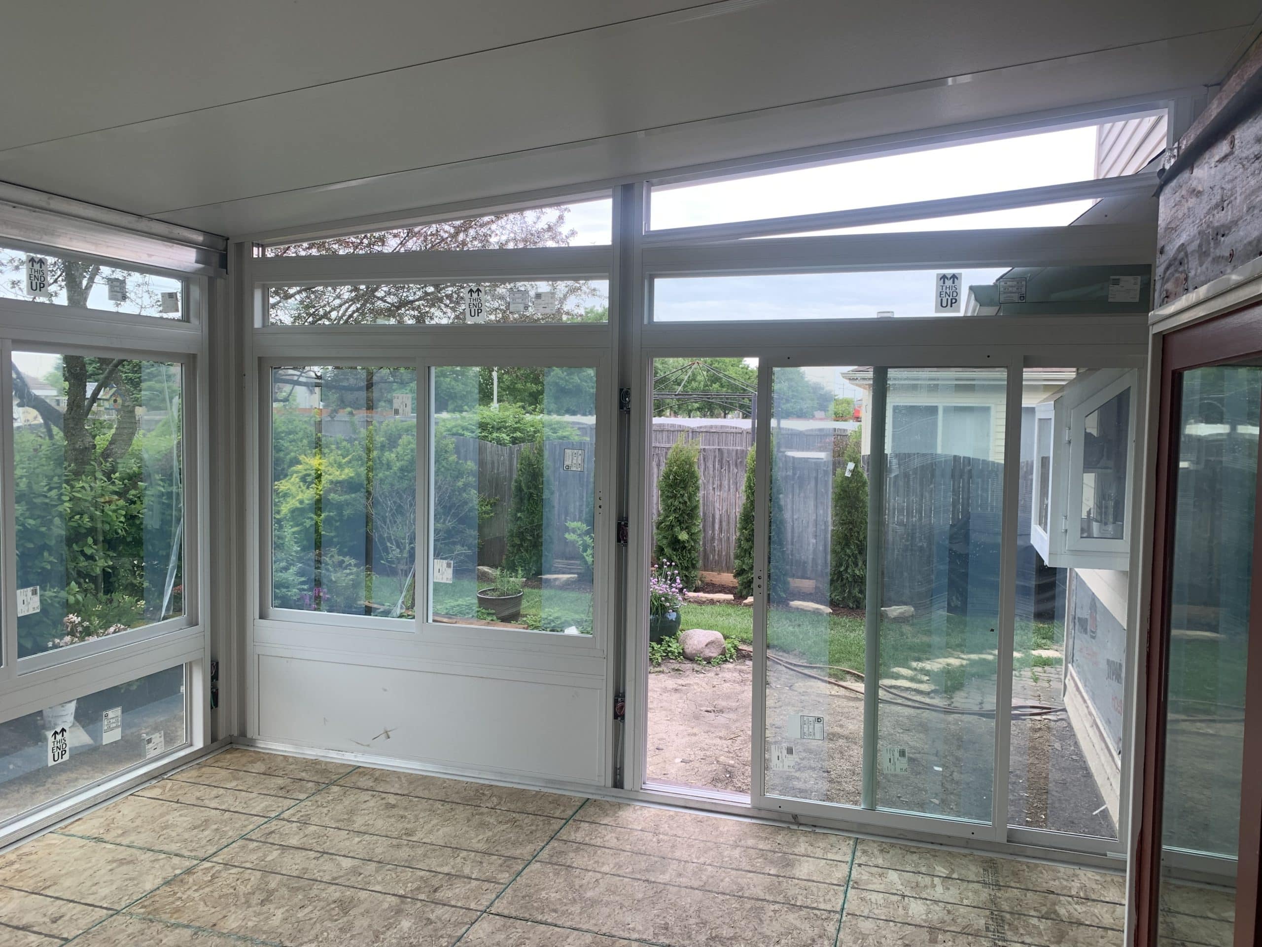 In Progress | Shorewood, IL Sunroom