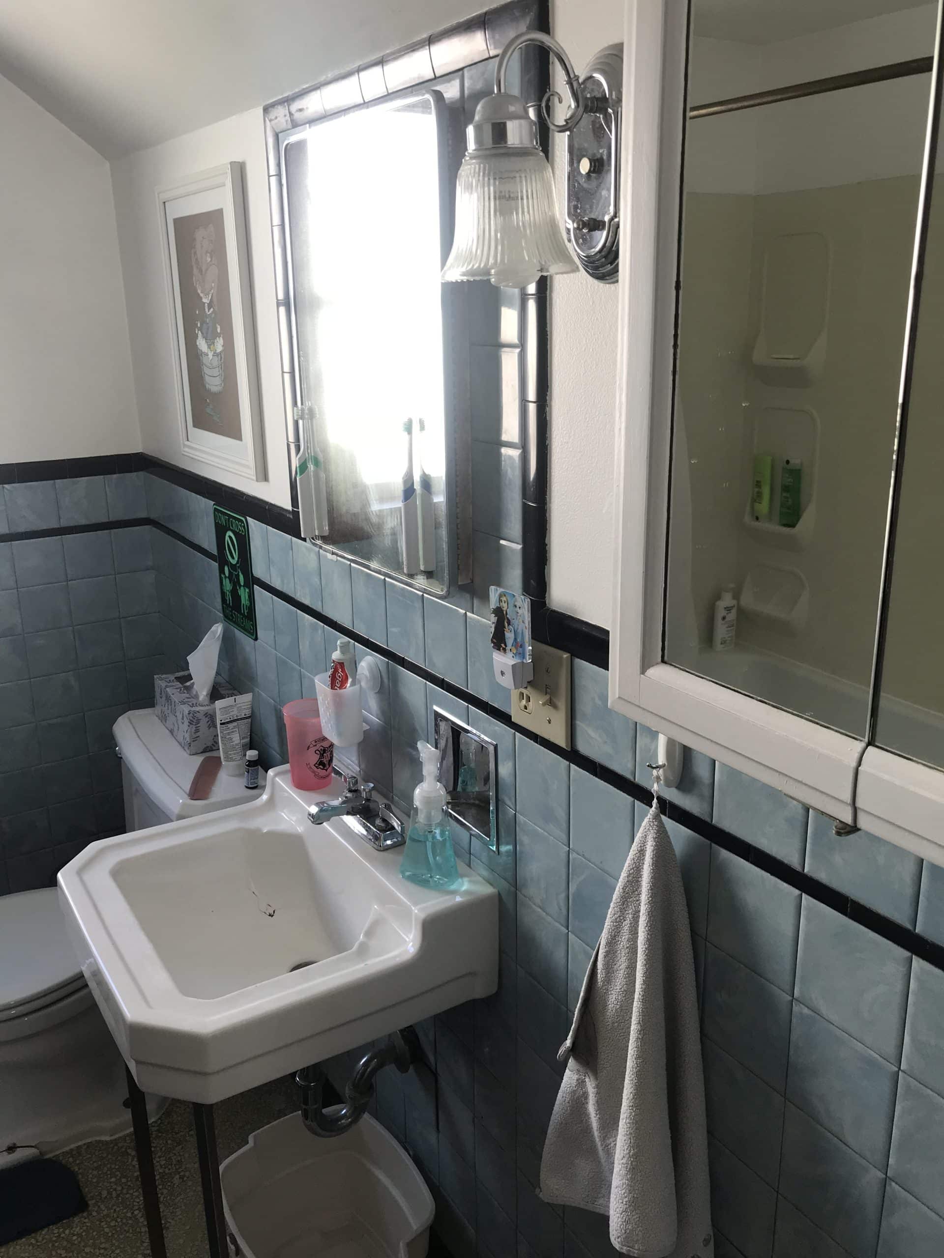 Before | Skokie, IL Small Bathroom Remodel