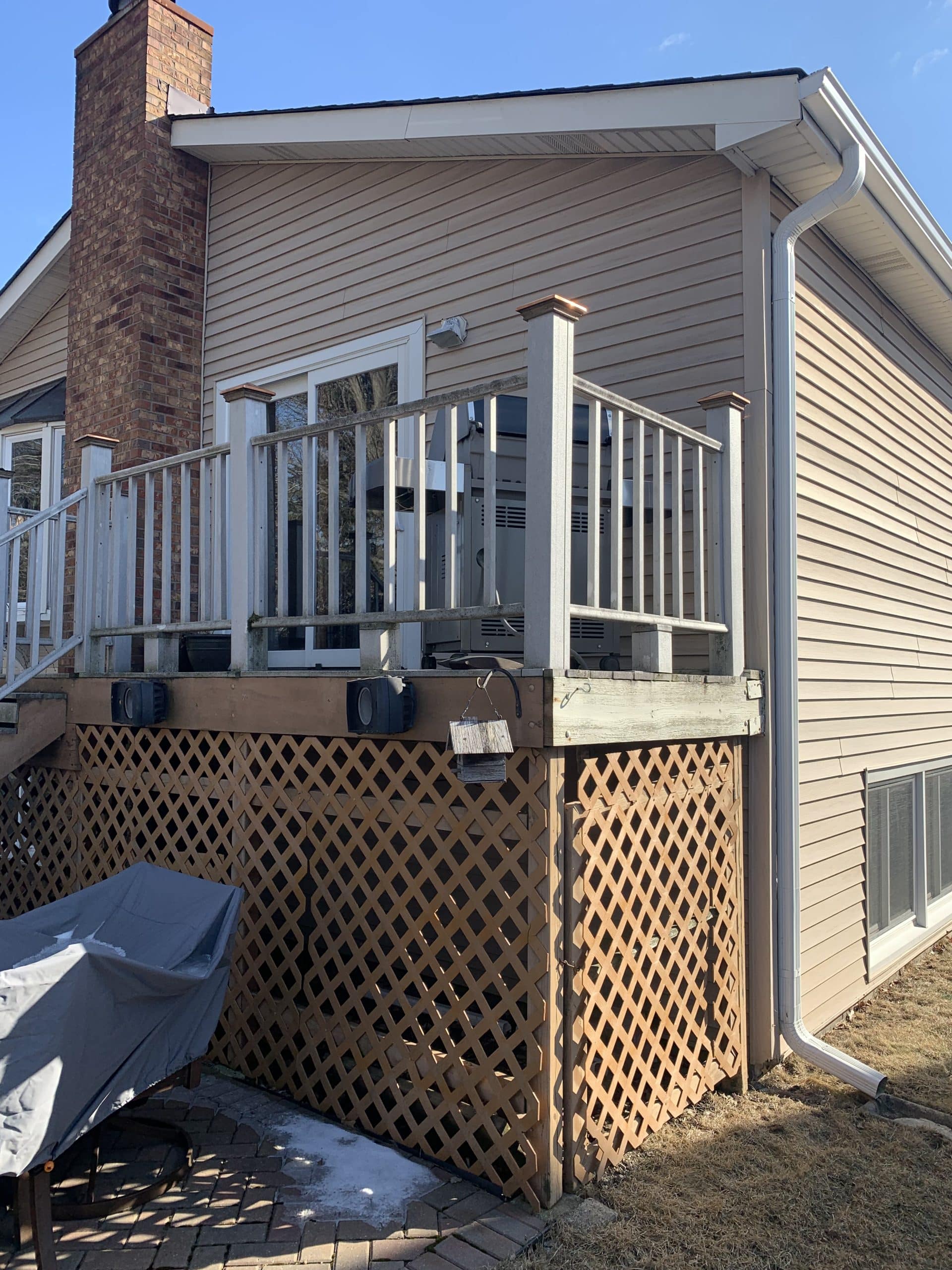 Before | Arlington Heights, IL Raised Sunroom Before | Arlington Heights, IL Raised Sunroom