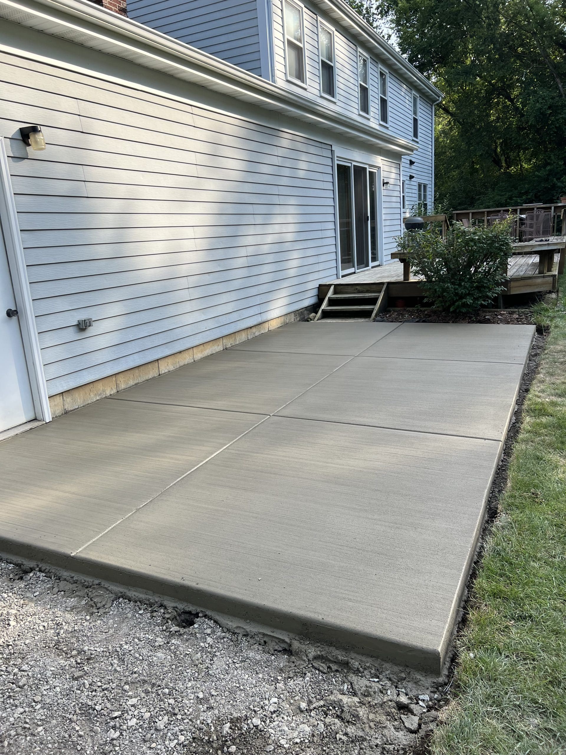 custom concrete patio custom concrete patio