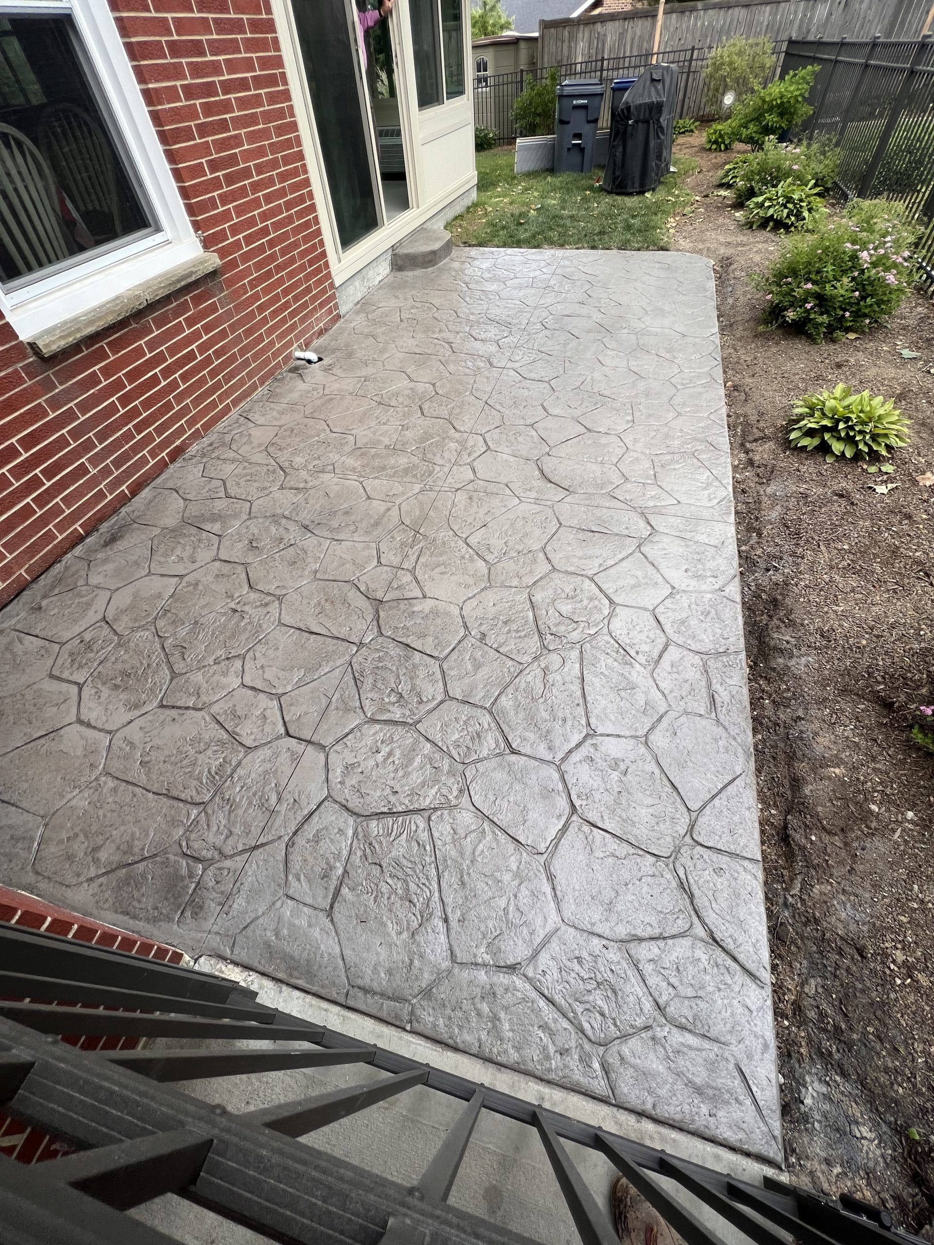 stamped concrete patio stamped concrete patio
