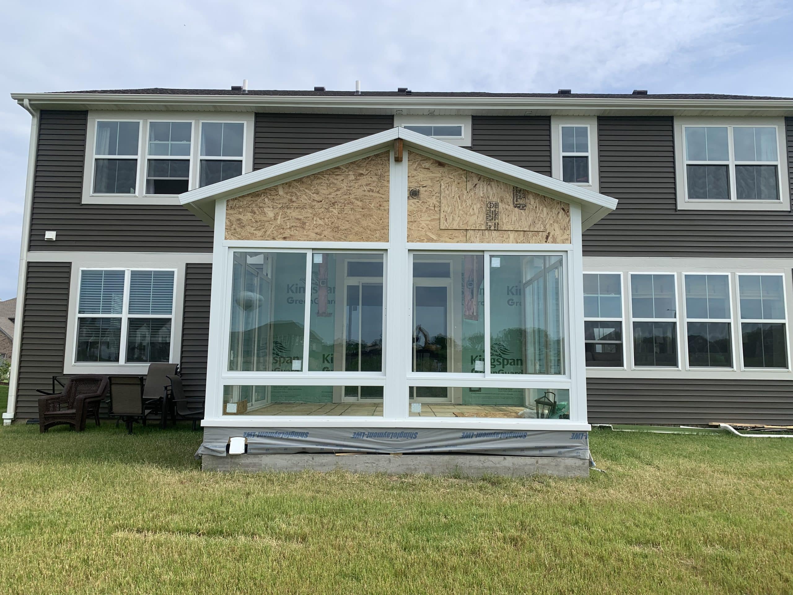 In Progress | Crystal Lake, IL Three Season Sunroom In Progress | Crystal Lake, IL Three Season Sunroom