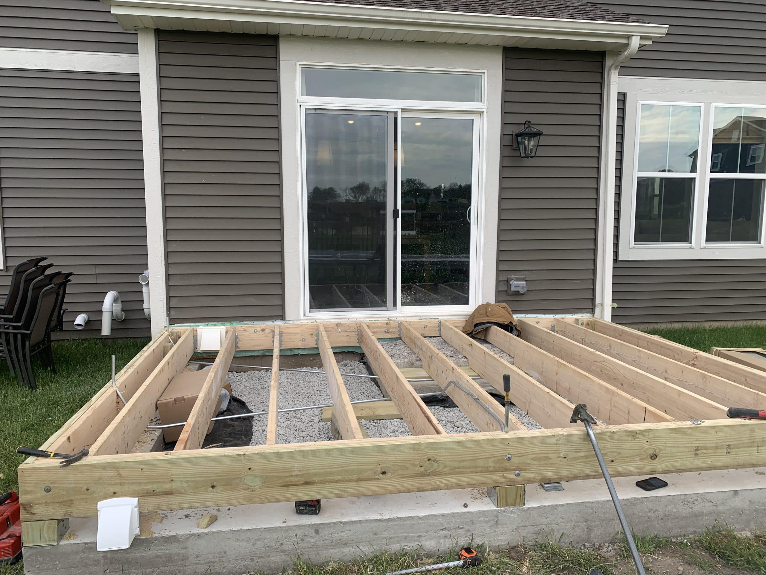In Progress | Crystal Lake, IL Three Season Sunroom In Progress | Crystal Lake, IL Three Season Sunroom
