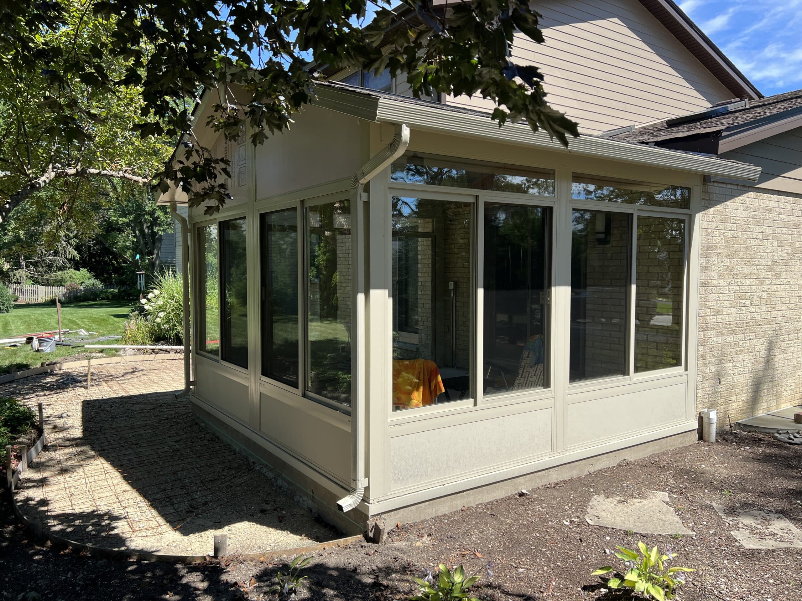In Progress | Palatine, IL Three Season Sunroom In Progress | Palatine, IL Three Season Sunroom