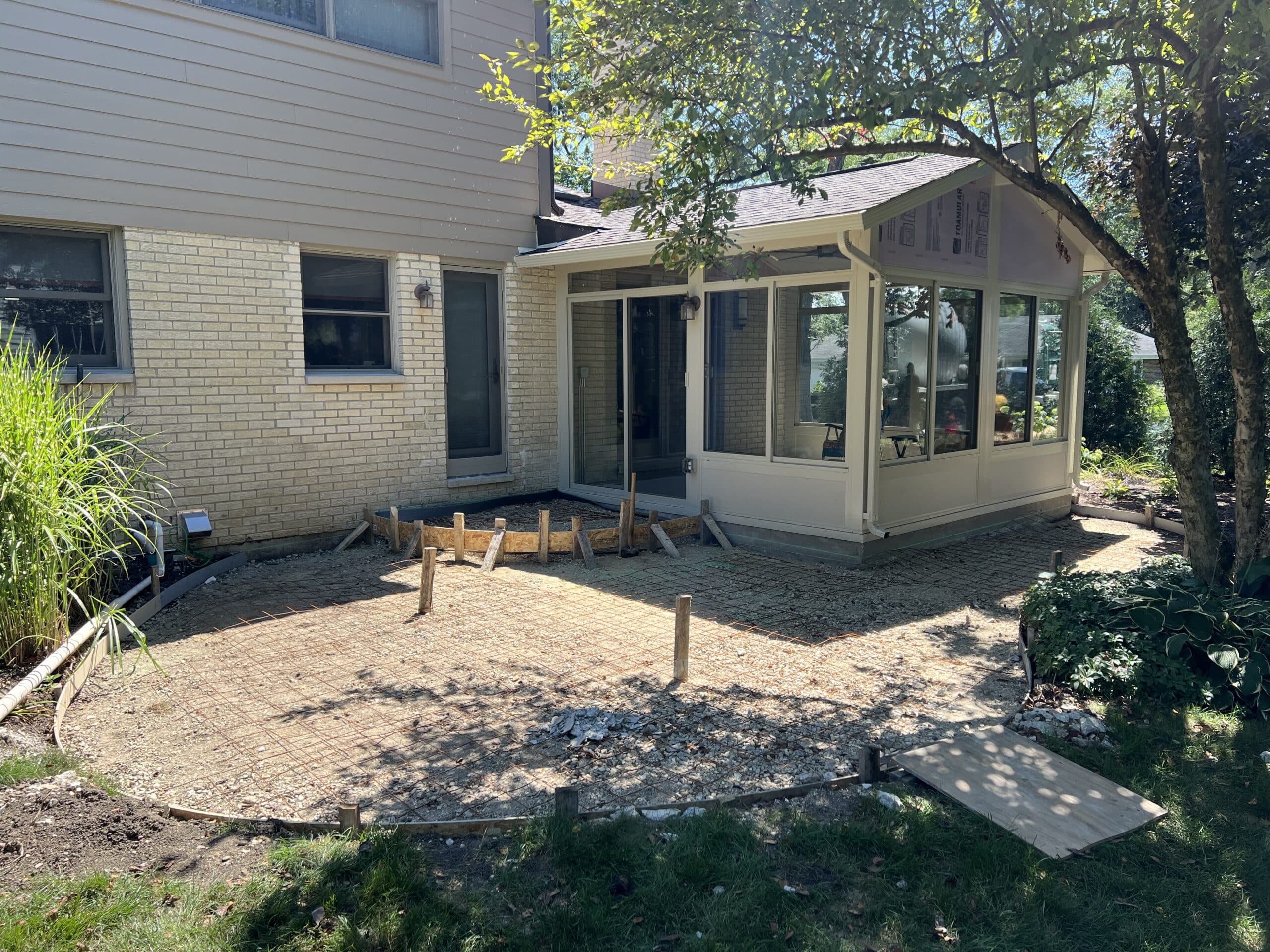 In Progress | Palatine, IL Three Season Sunroom