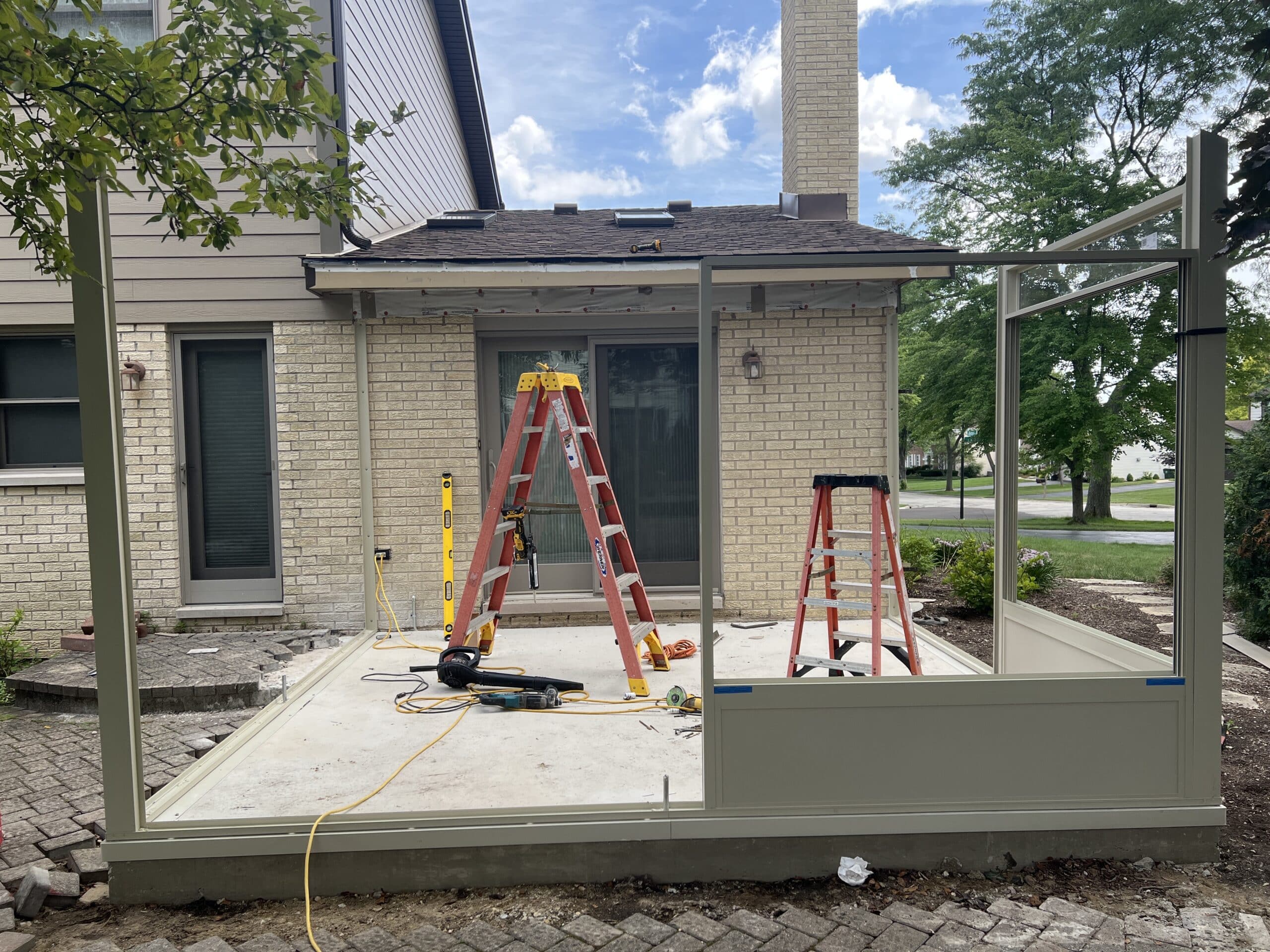 In Progress | Palatine, IL Three Season Sunroom