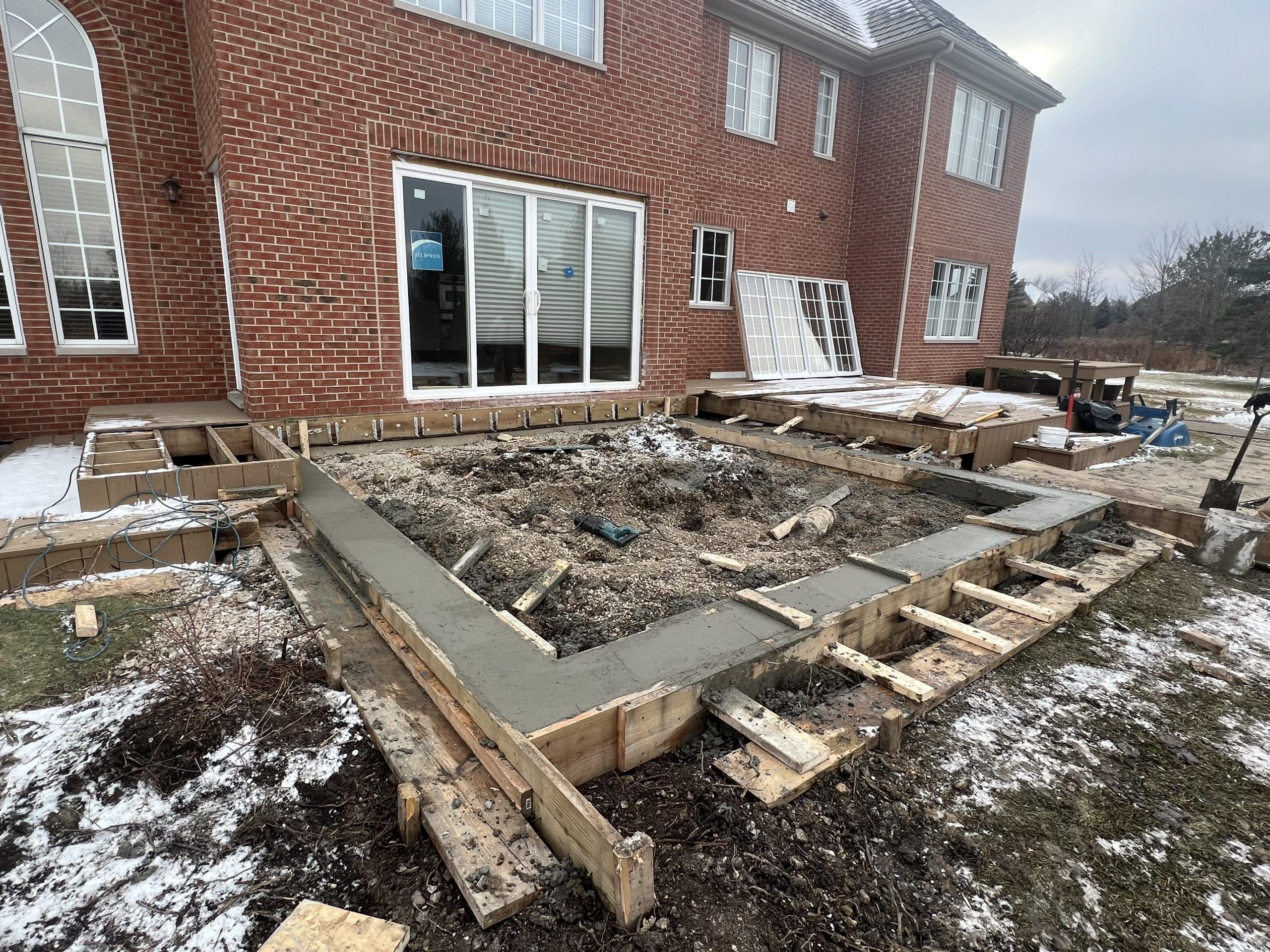 In Progress | Long Grove, IL Sunroom Addition